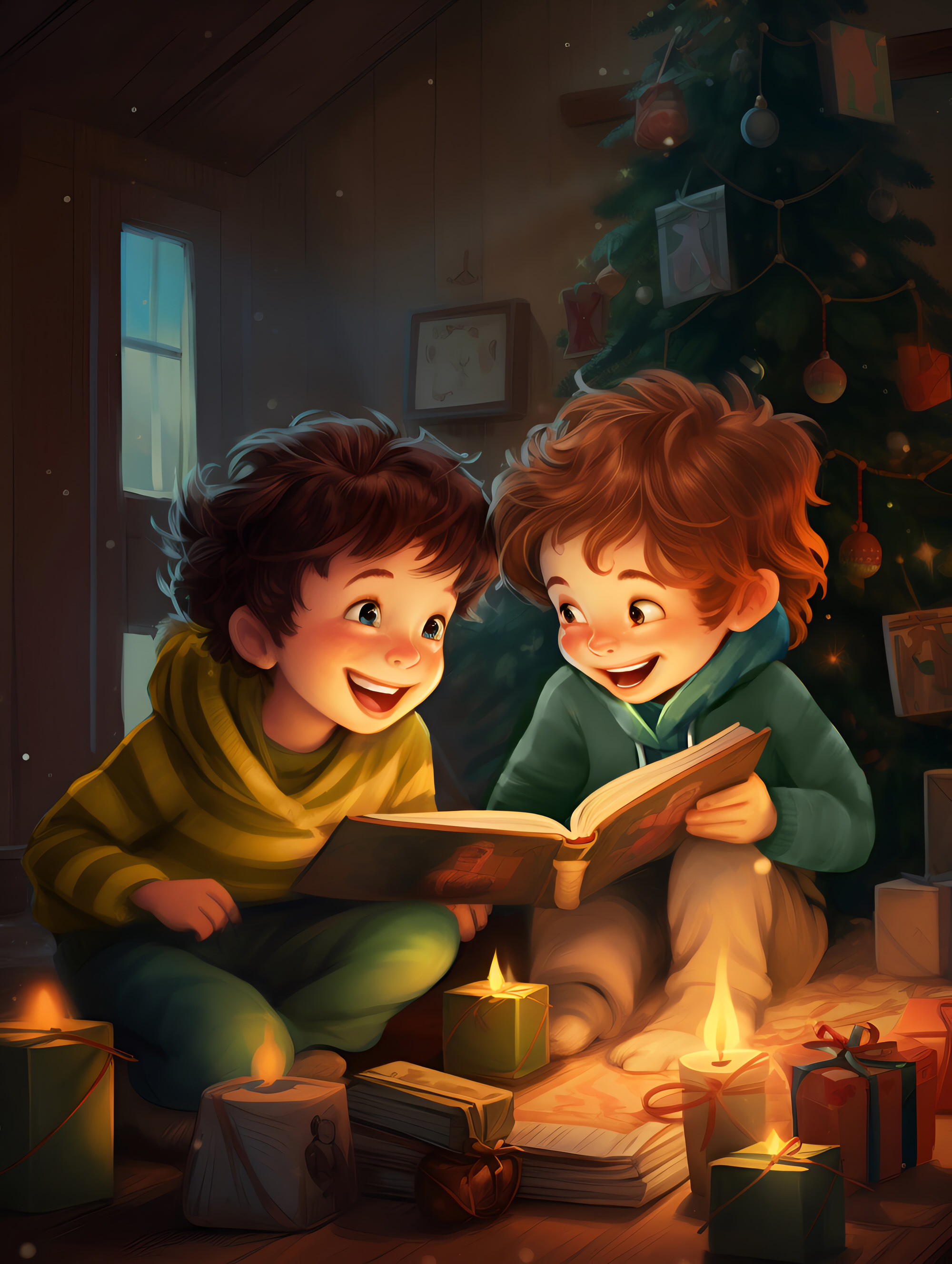 Illustration for page 15 of Bobby's Christmas Miracle