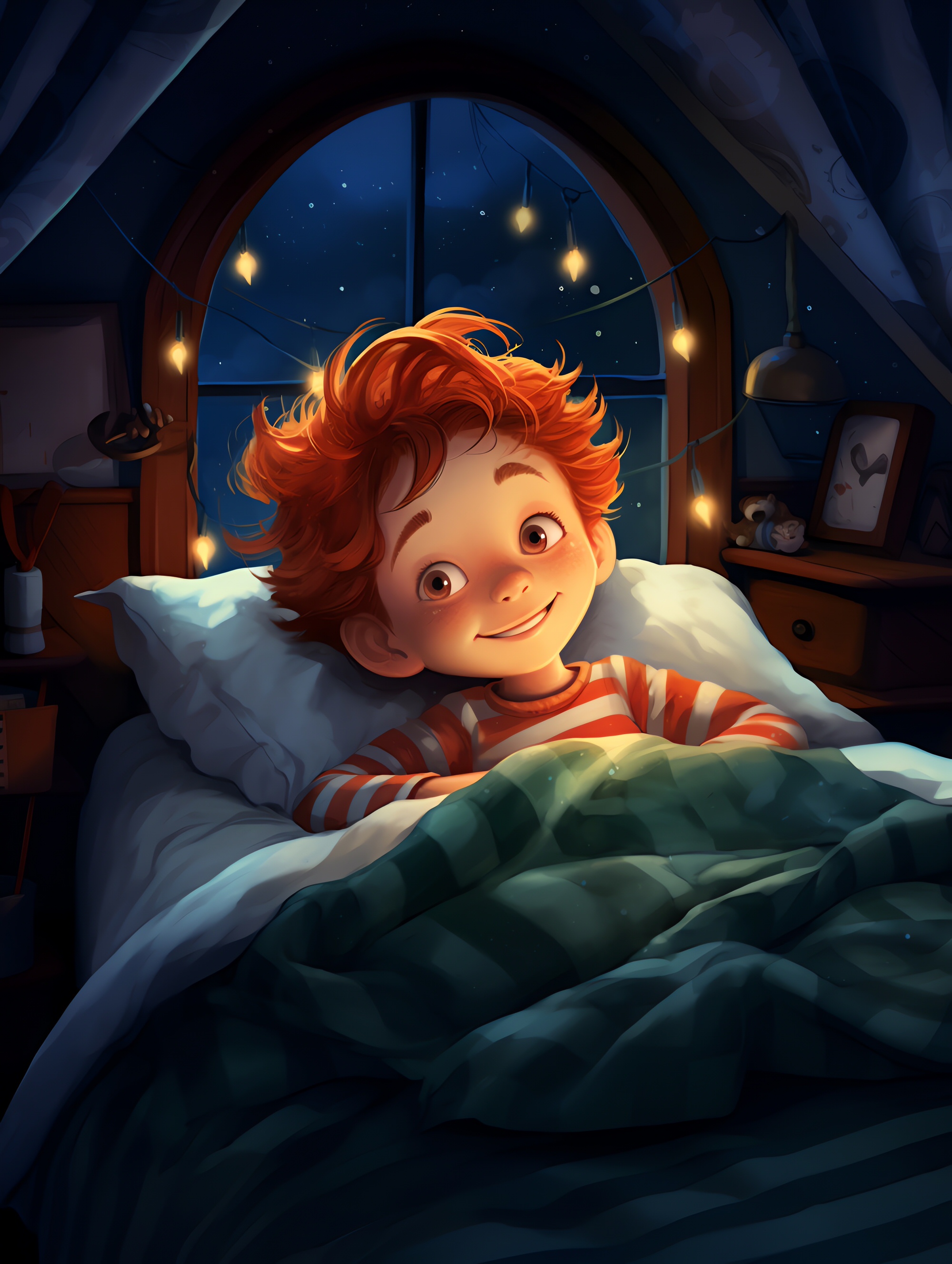 Illustration for page 3 of Bobby's Christmas Miracle
