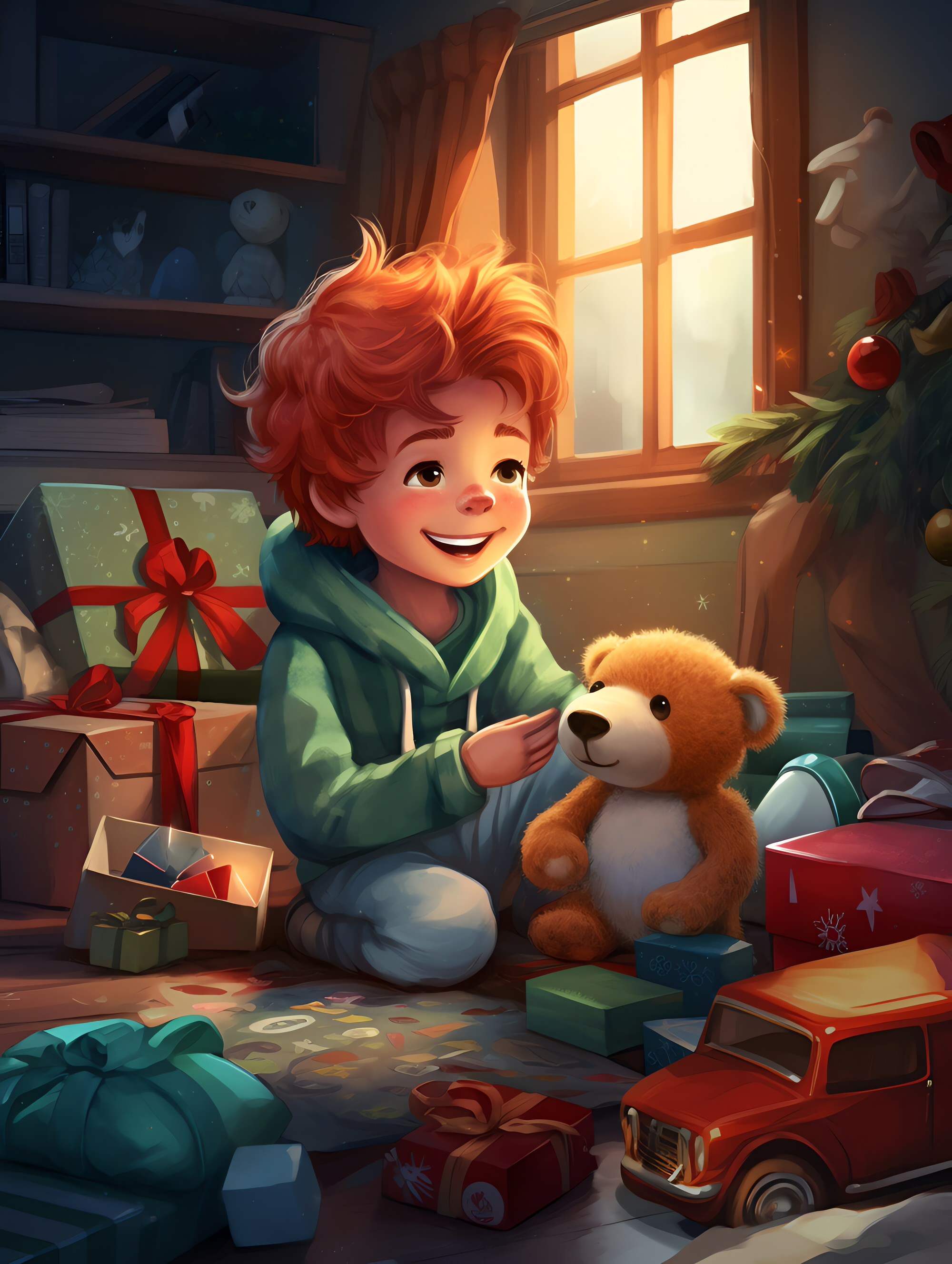 Illustration for page 5 of Bobby's Christmas Miracle