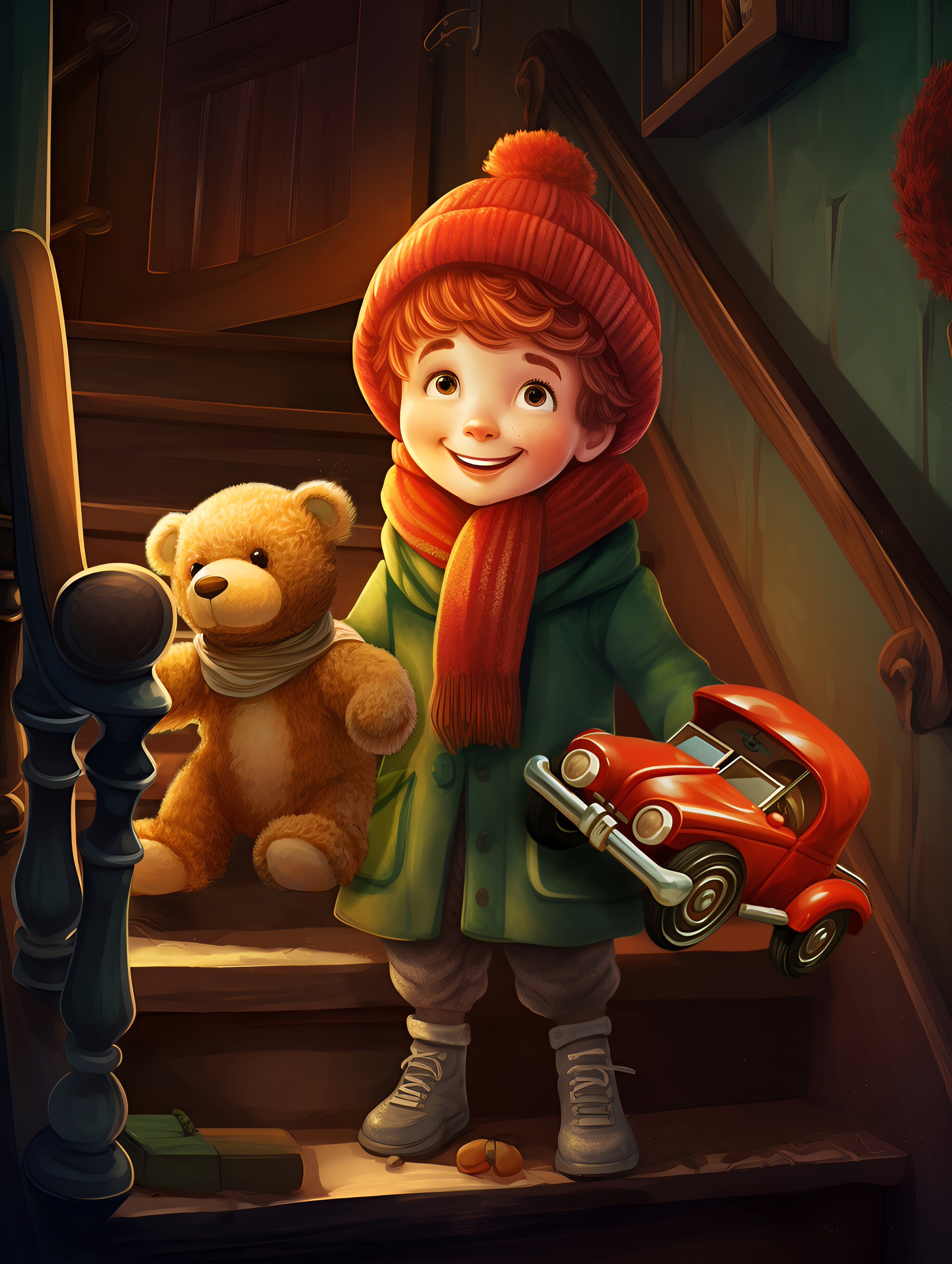 Illustration for page 10 of Bobby's Christmas Miracle