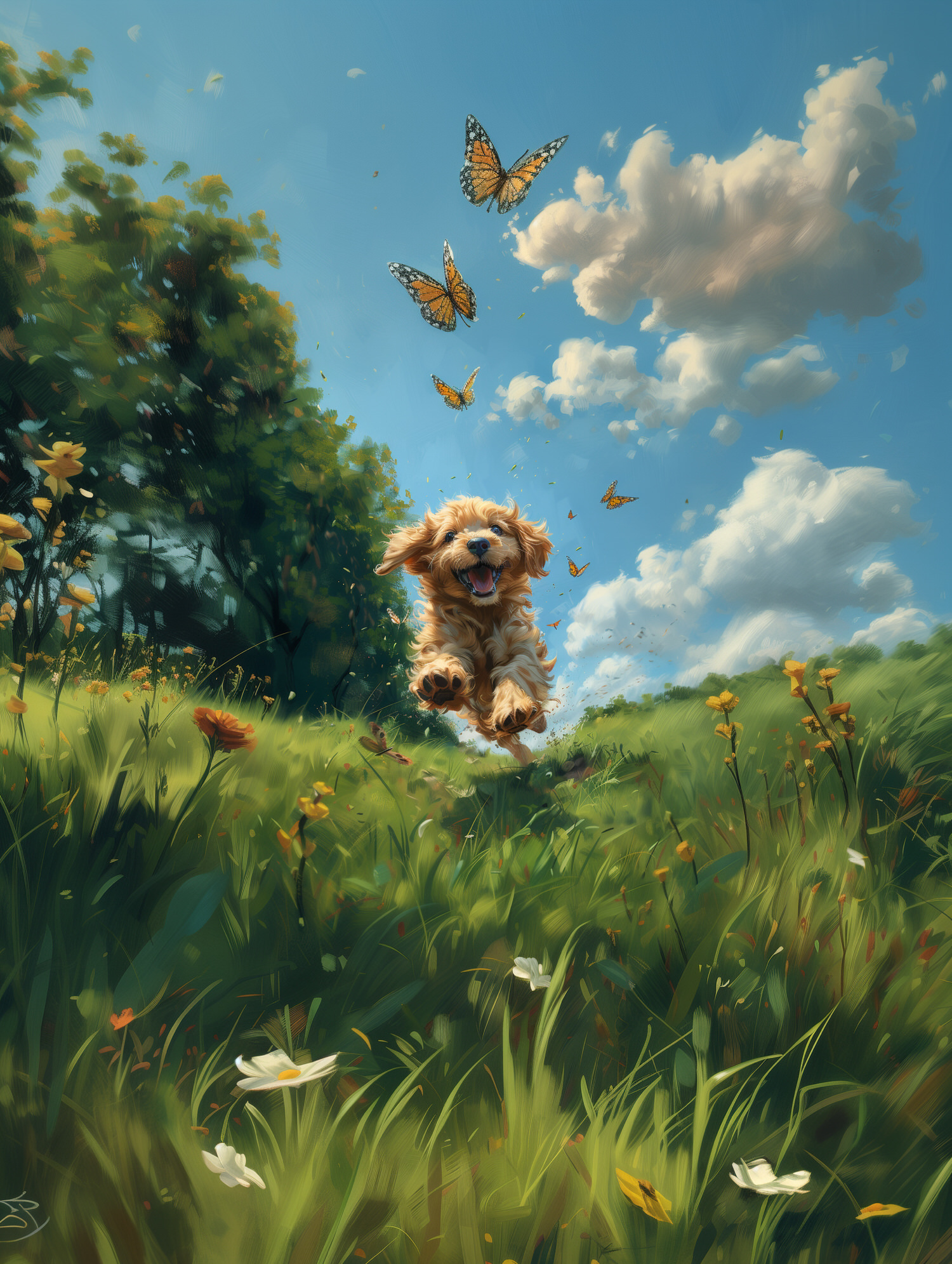Illustration for page 1 of Brave Little Spot