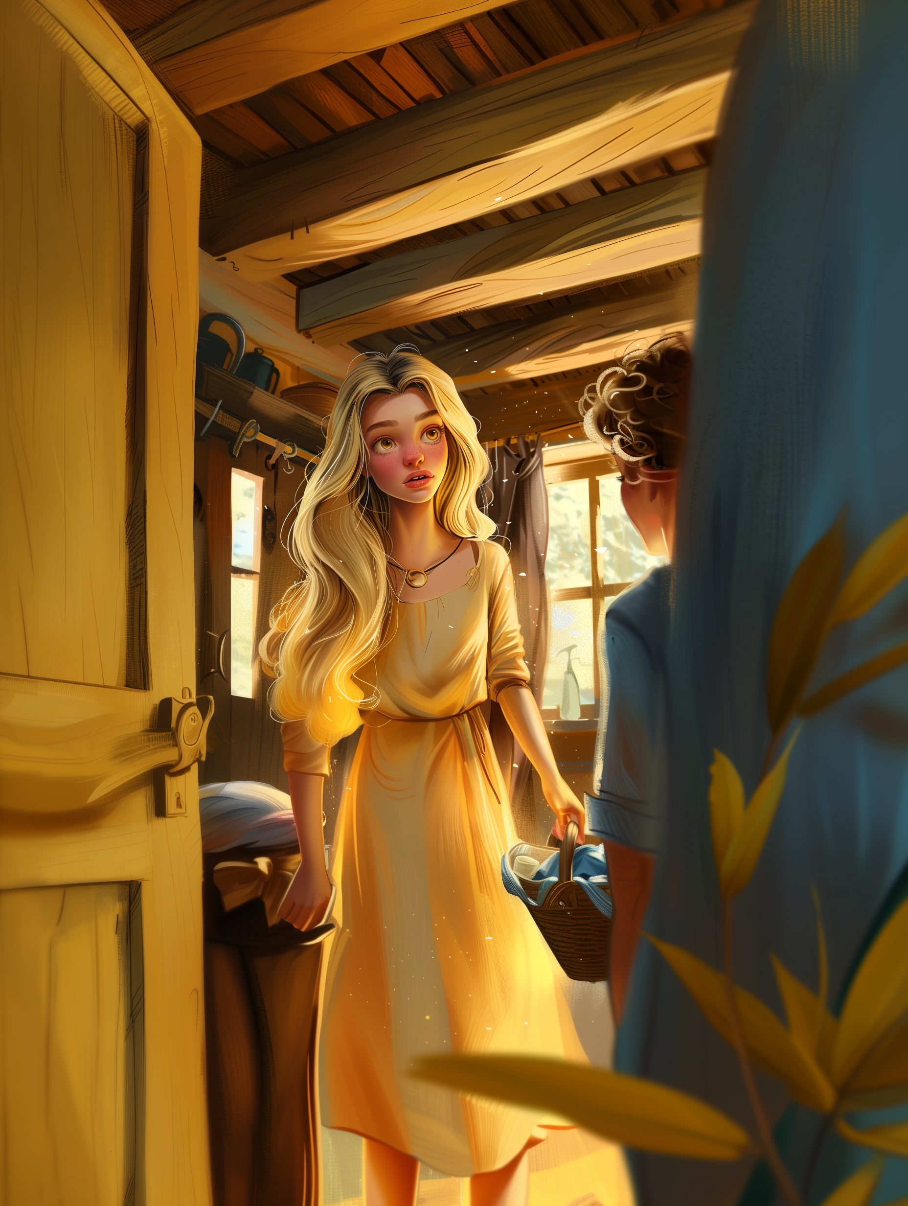 Illustration for page 1 of Cinderella