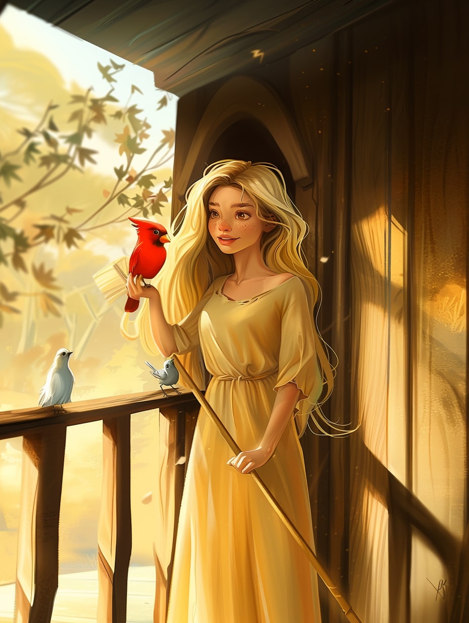Illustration for page 2 of Cinderella