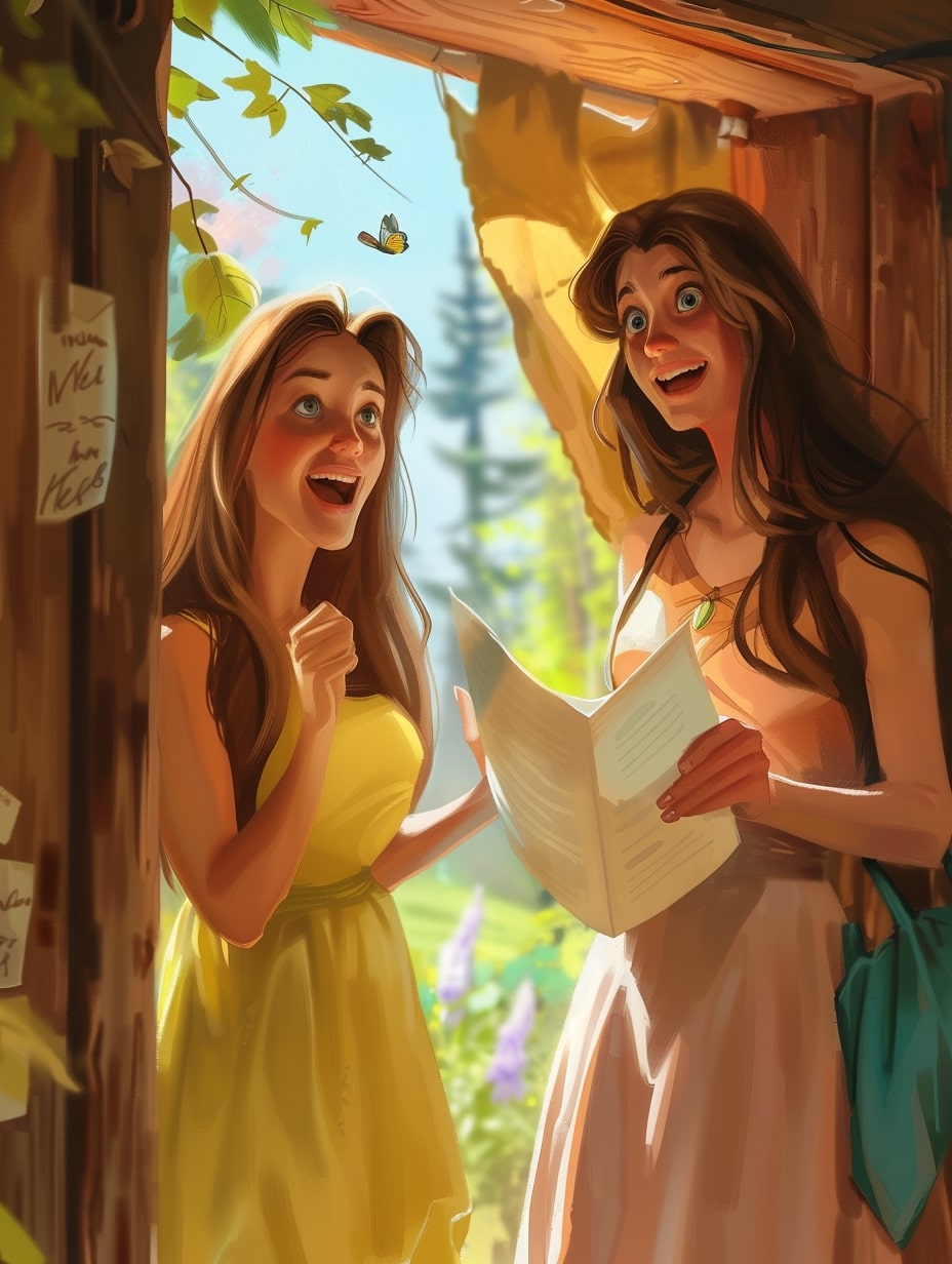 Illustration for page 4 of Cinderella