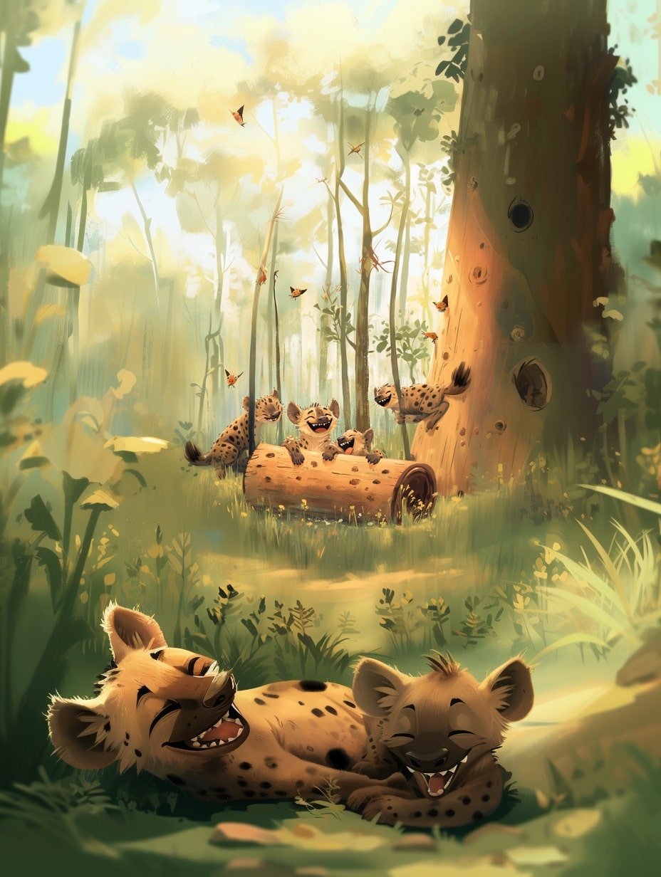 Illustration for page 8 of Eliza's Savanna Safari