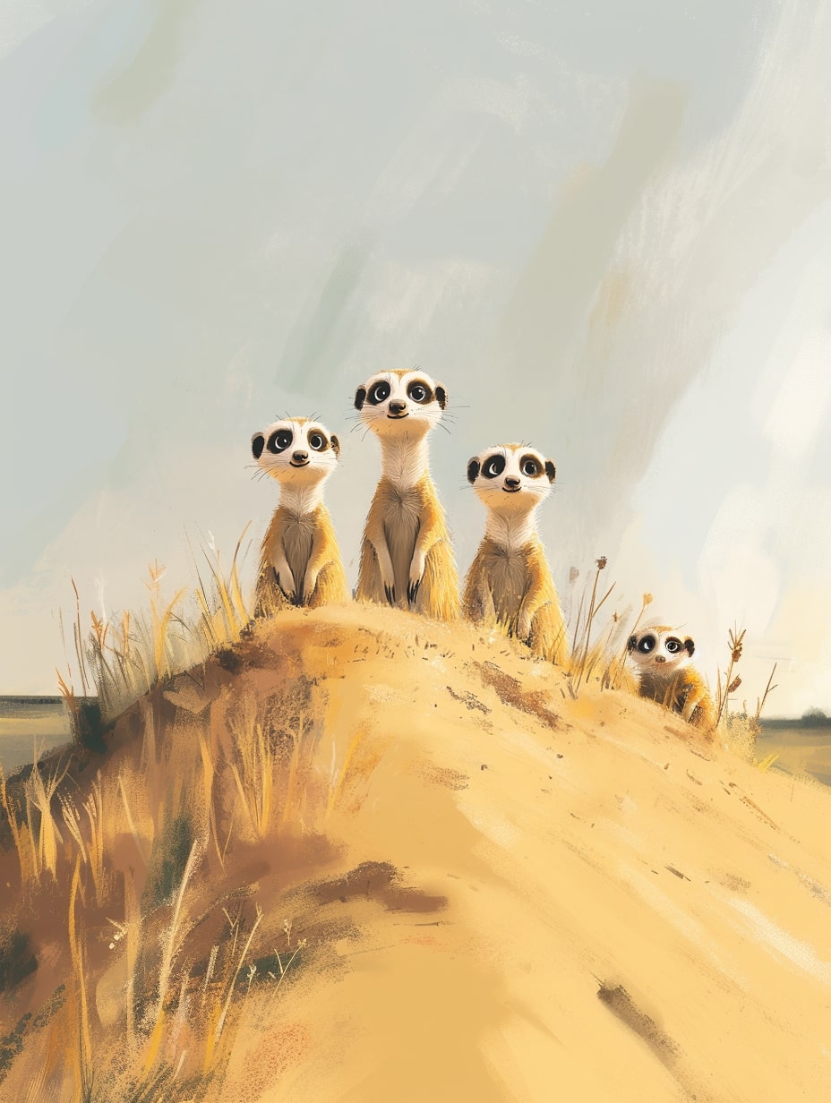 Illustration for page 6 of Eliza's Savanna Safari
