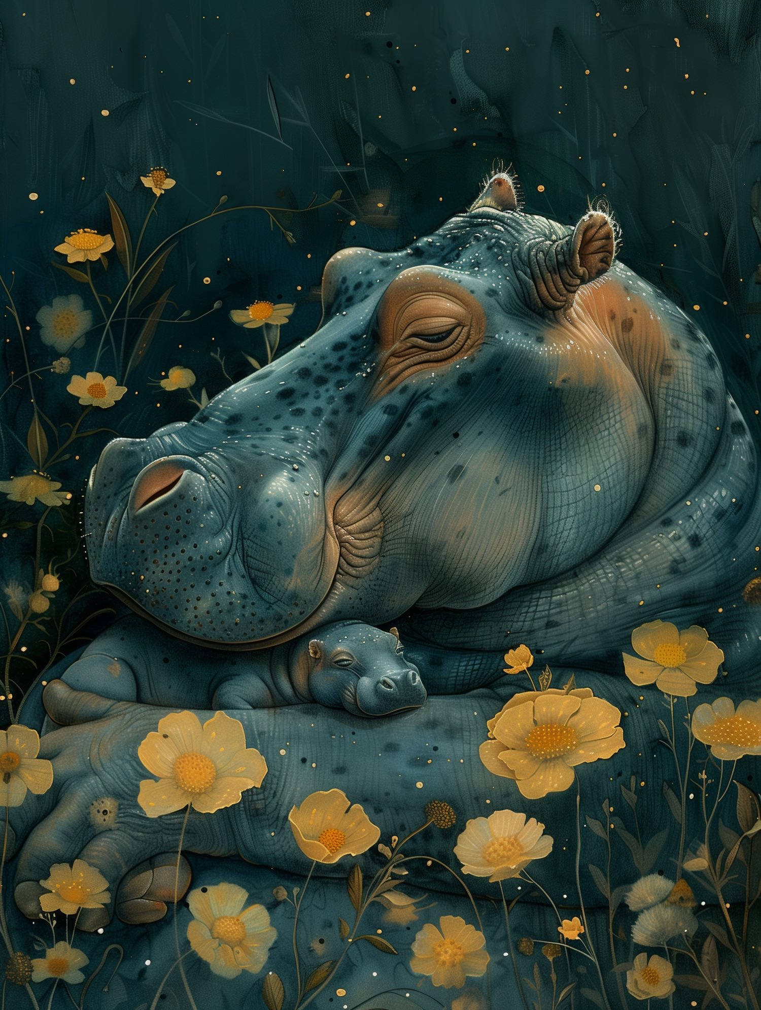 Illustration for page 11 of Go to Sleep, Little One