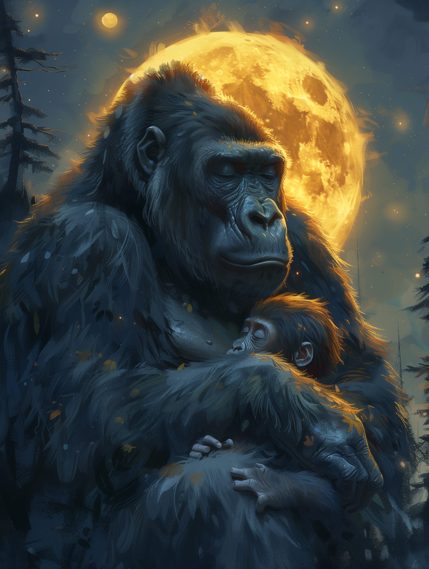 Illustration for page 12 of Go to Sleep, Little One