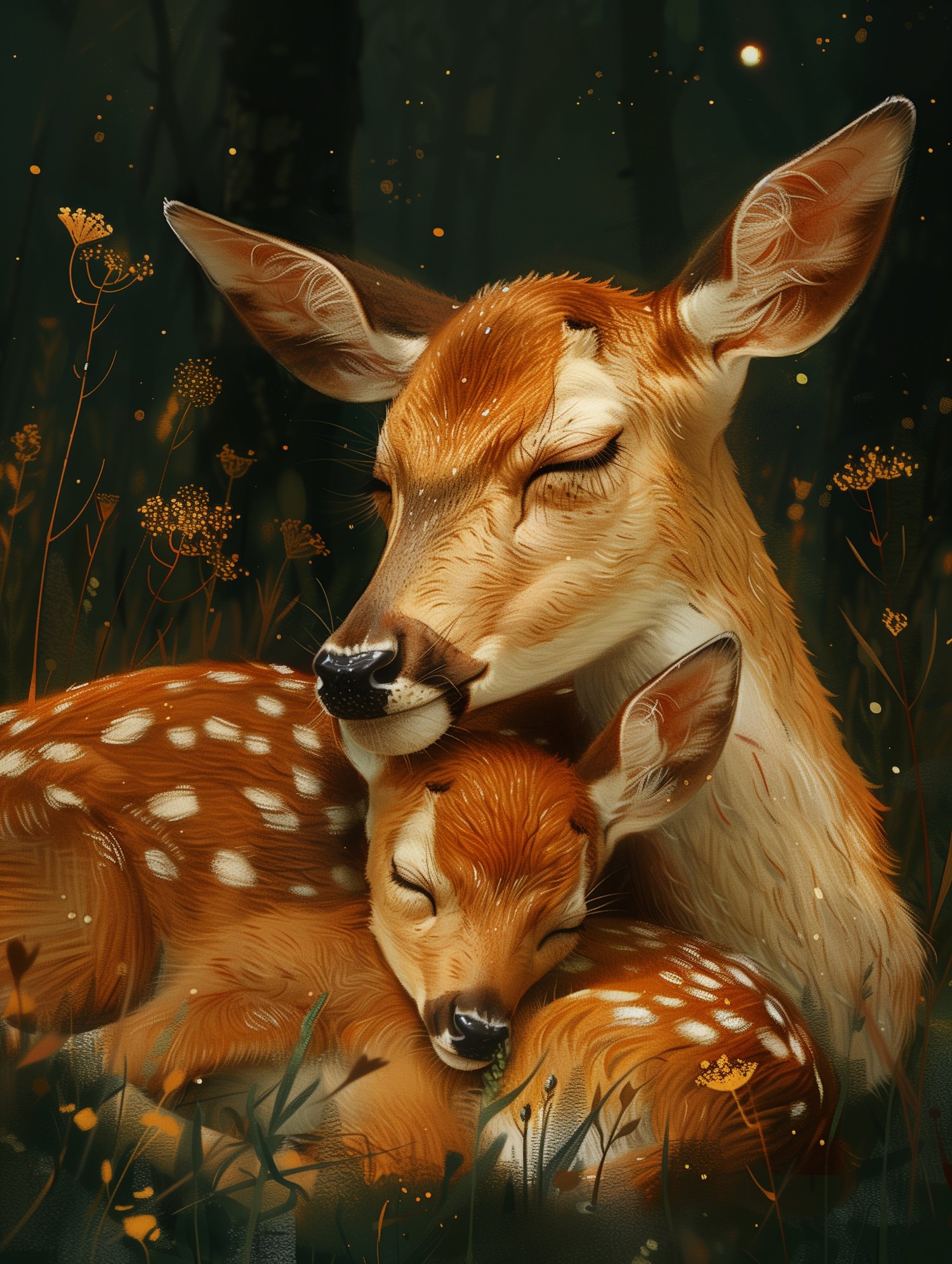 Illustration for page 3 of Go to Sleep, Little One