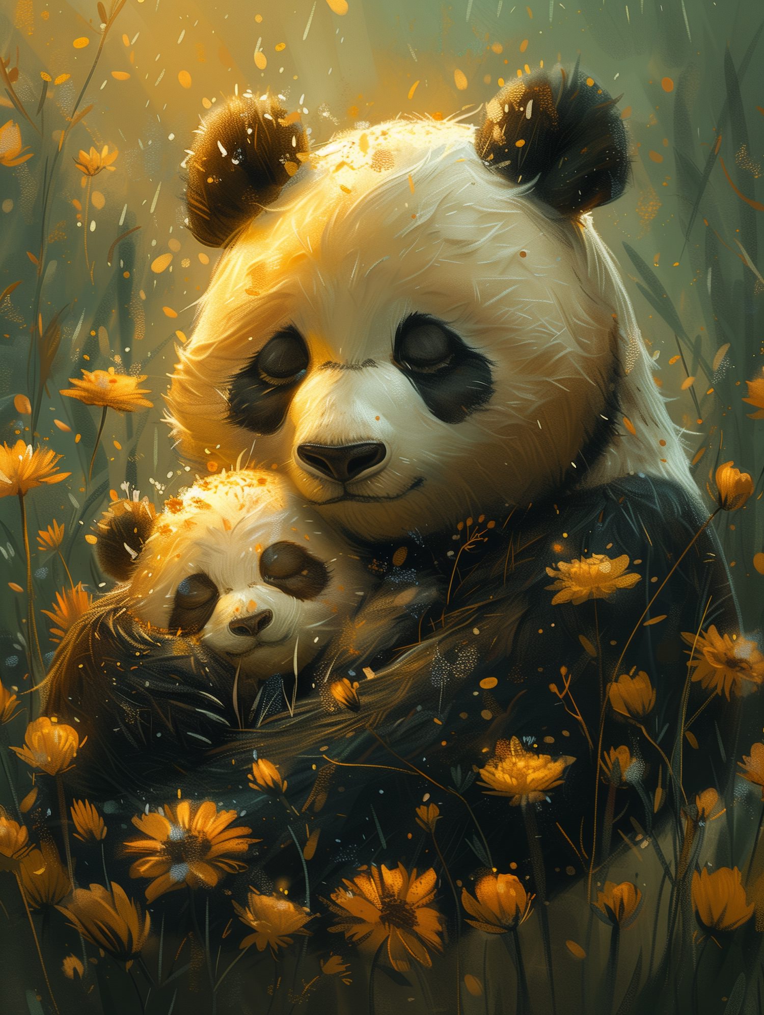 Illustration for page 5 of Go to Sleep, Little One