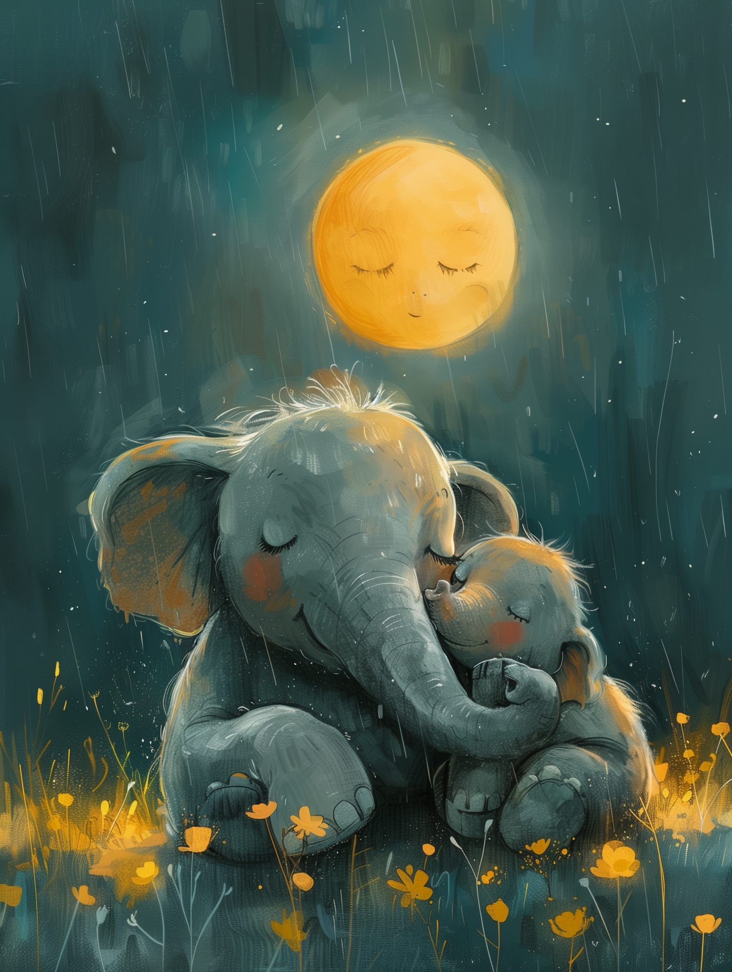 Illustration for page 6 of Go to Sleep, Little One
