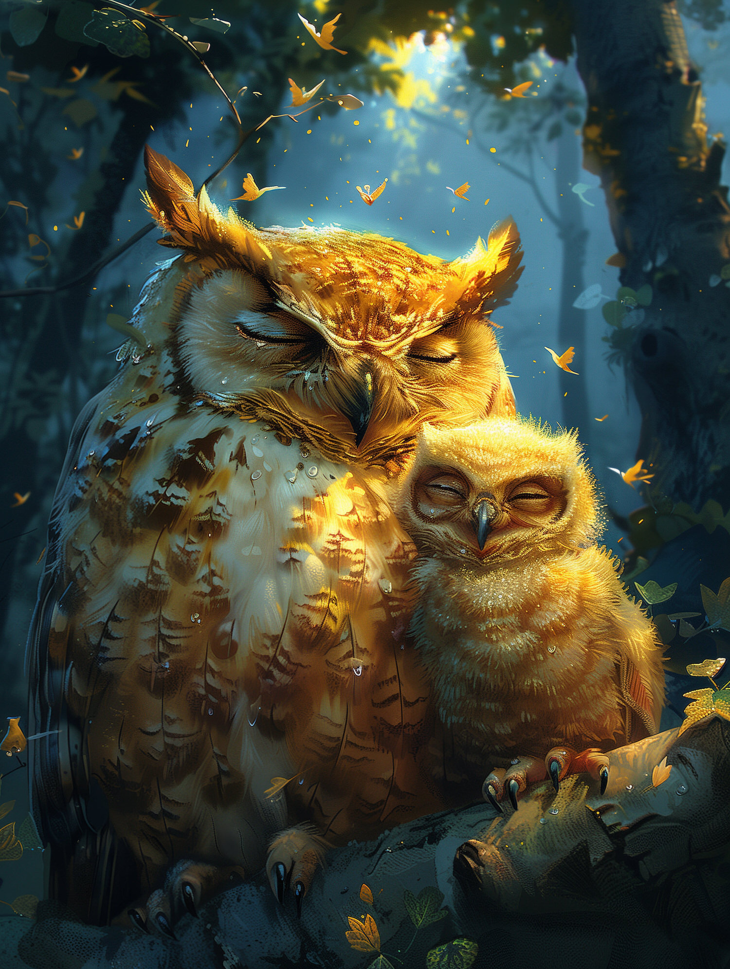 Illustration for page 9 of Go to Sleep, Little One