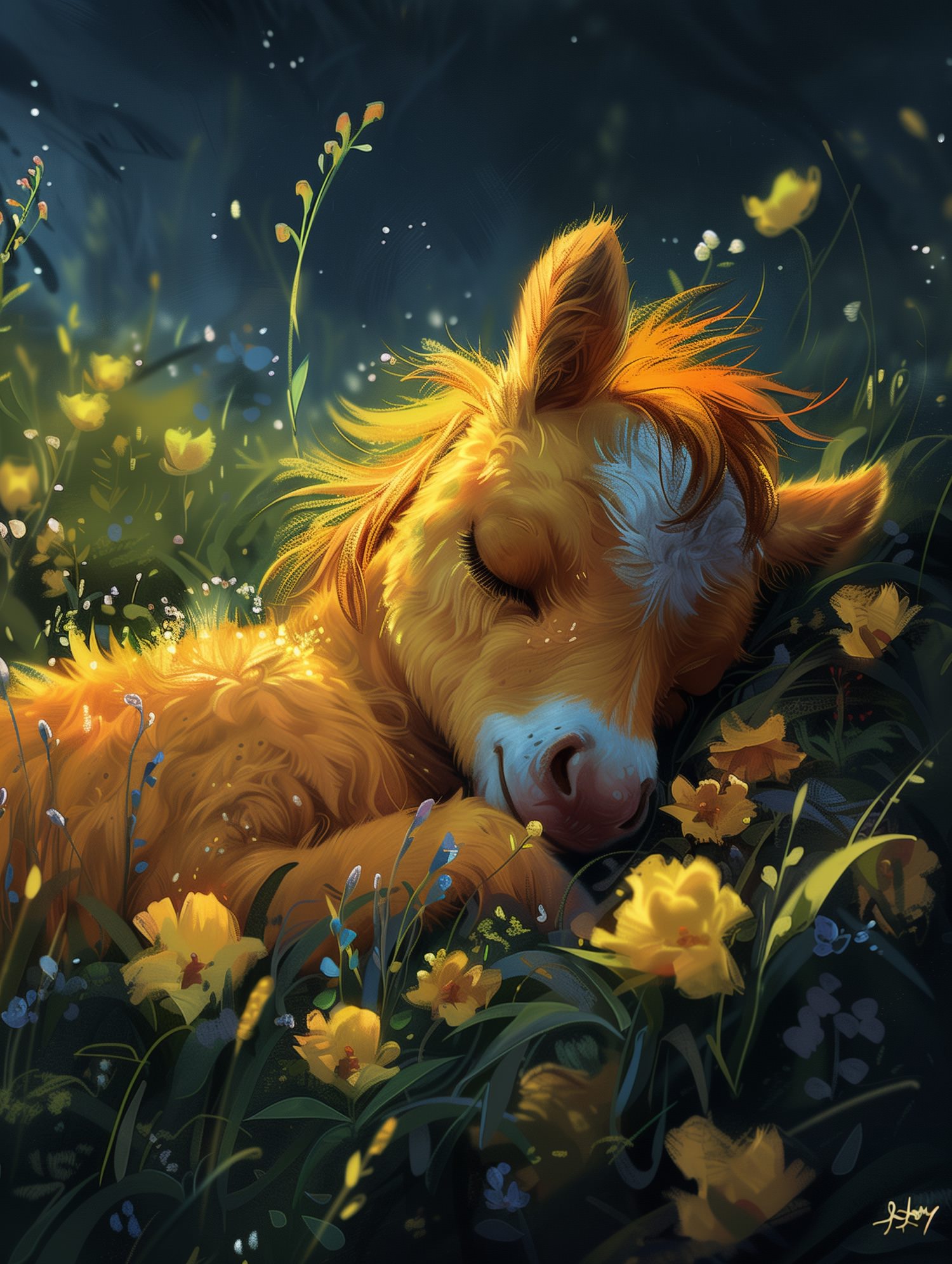Illustration for page 10 of Go to Sleep, Little One