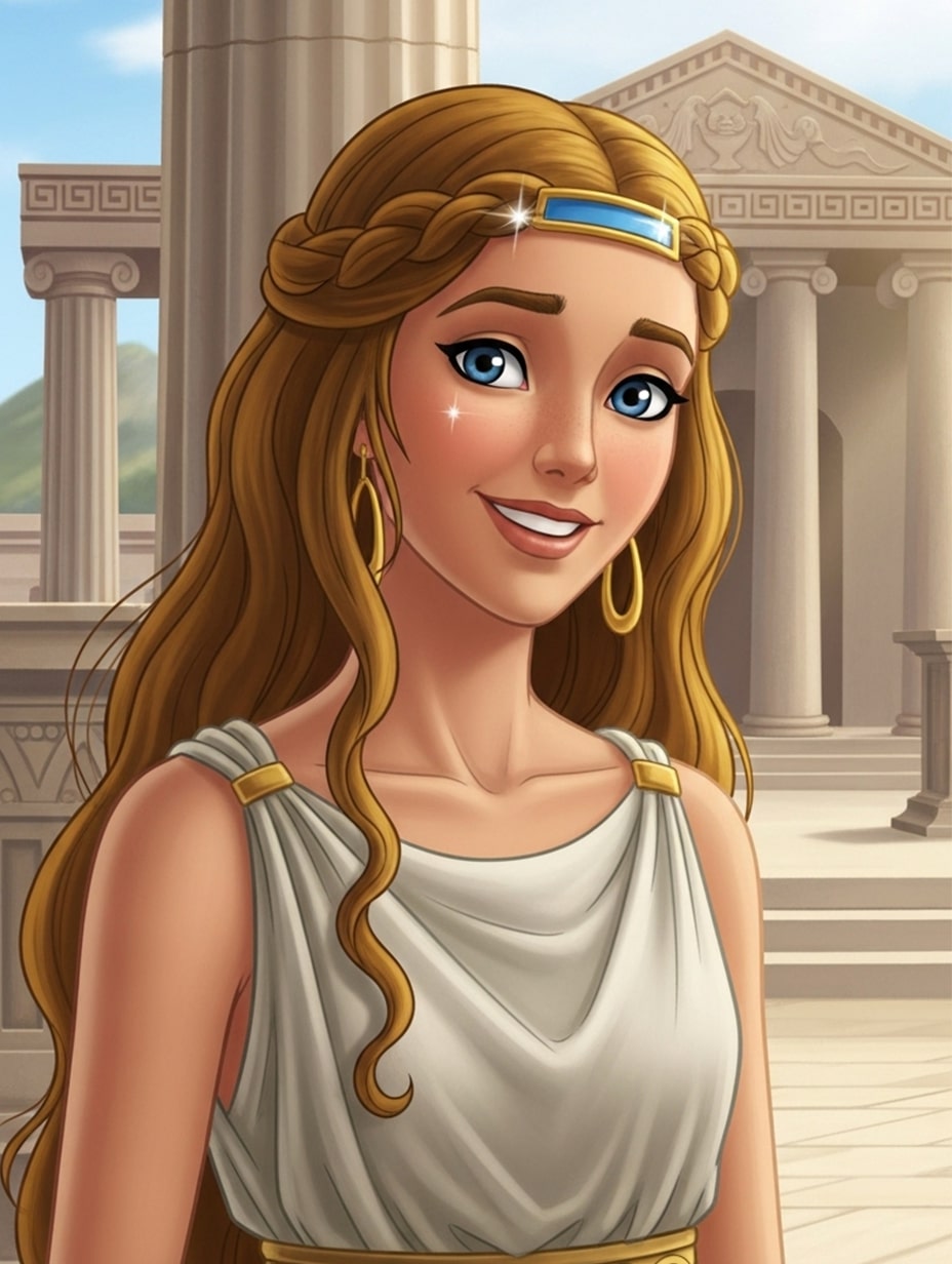Illustration for page 1 of Helen of Troy: The Journey of a Princess