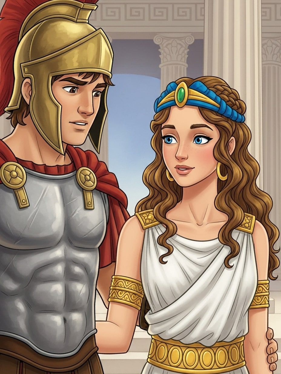 Illustration for page 11 of Helen of Troy: The Journey of a Princess