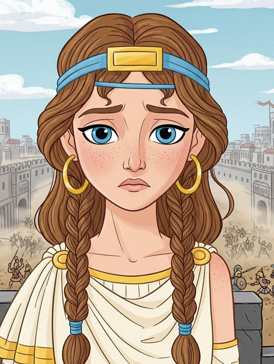 Illustration for page 14 of Helen of Troy: The Journey of a Princess