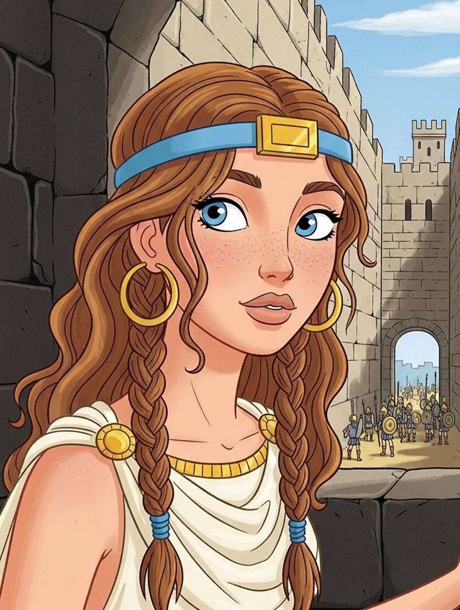 Illustration for page 16 of Helen of Troy: The Journey of a Princess