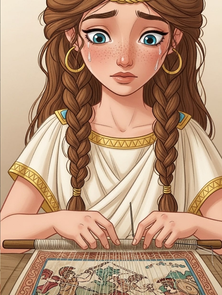Illustration for page 17 of Helen of Troy: The Journey of a Princess
