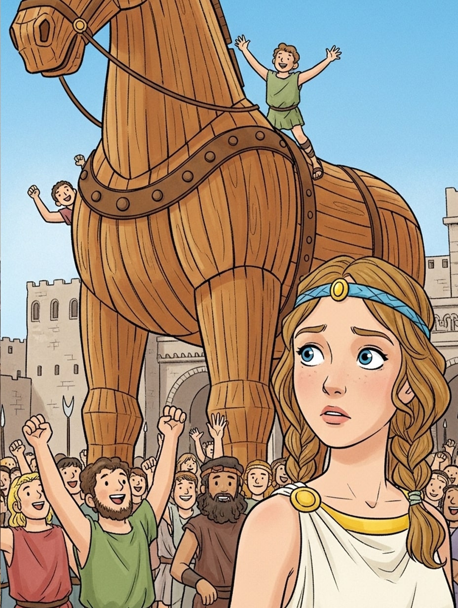 Illustration for page 19 of Helen of Troy: The Journey of a Princess