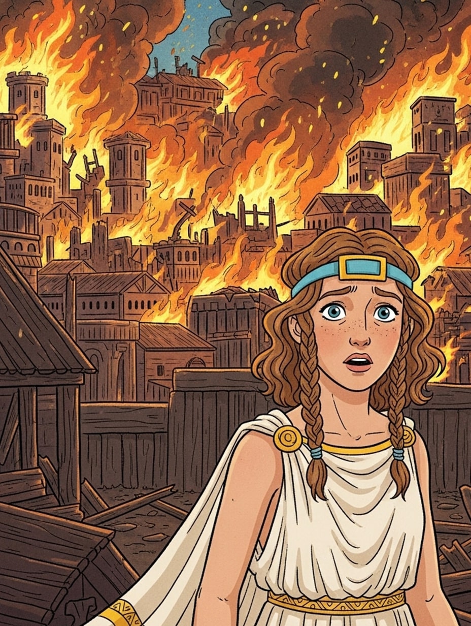 Illustration for page 20 of Helen of Troy: The Journey of a Princess