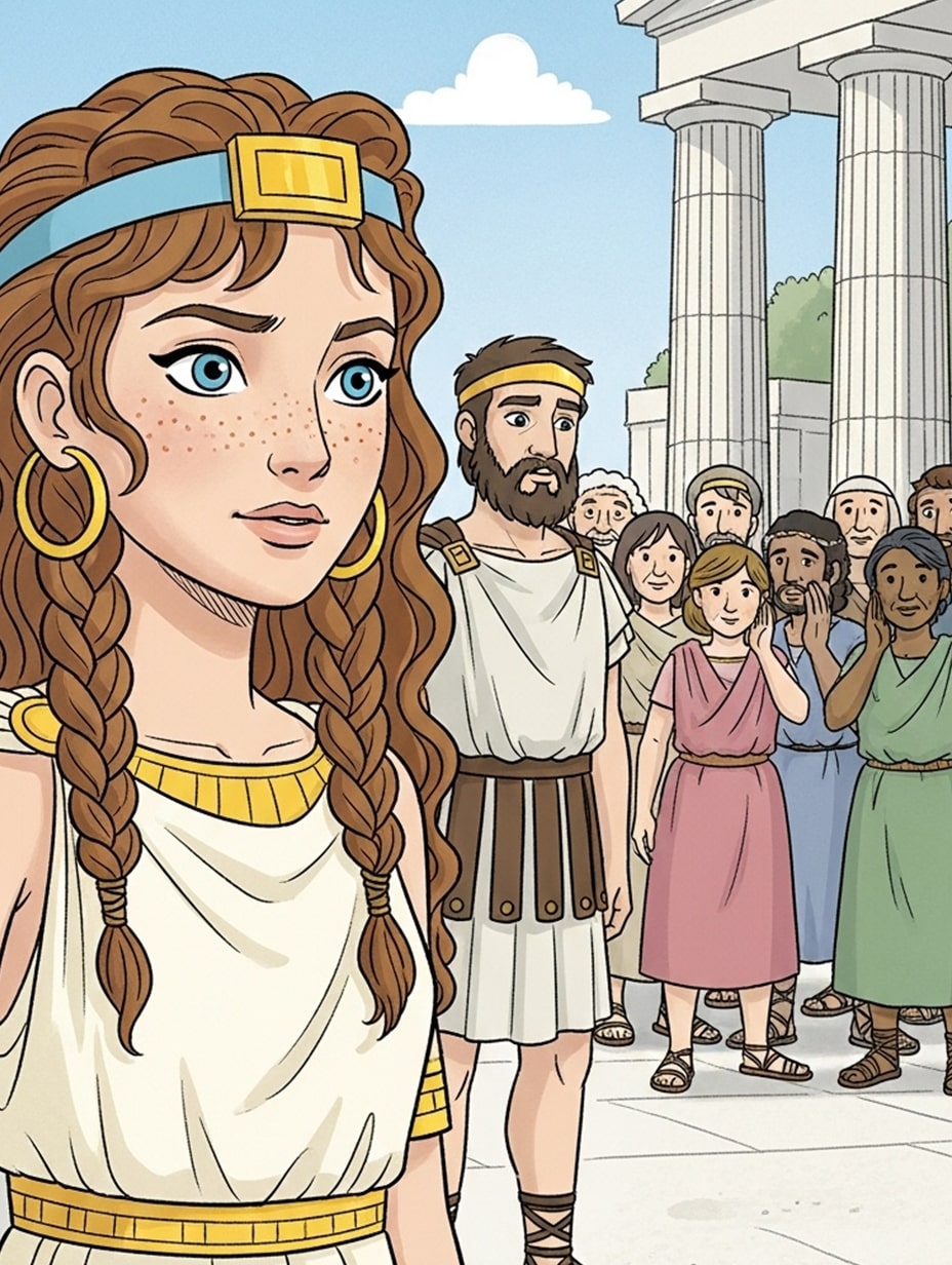 Illustration for page 22 of Helen of Troy: The Journey of a Princess