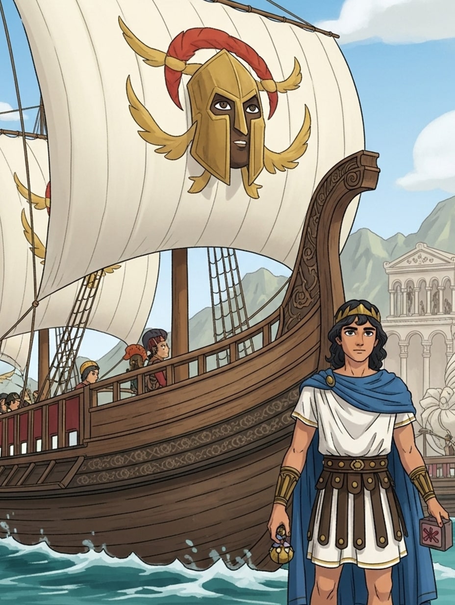 Illustration for page 3 of Helen of Troy: The Journey of a Princess