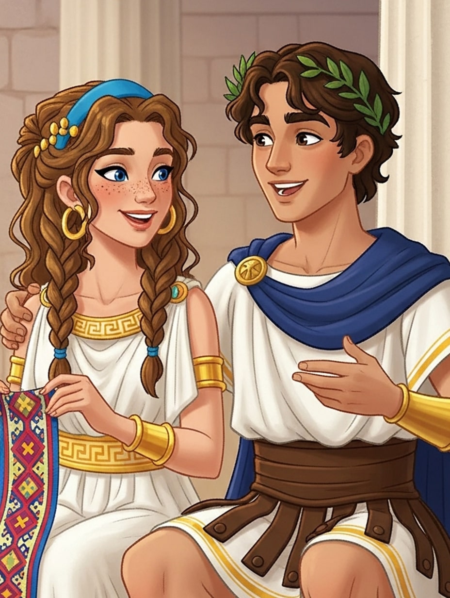 Illustration for page 4 of Helen of Troy: The Journey of a Princess