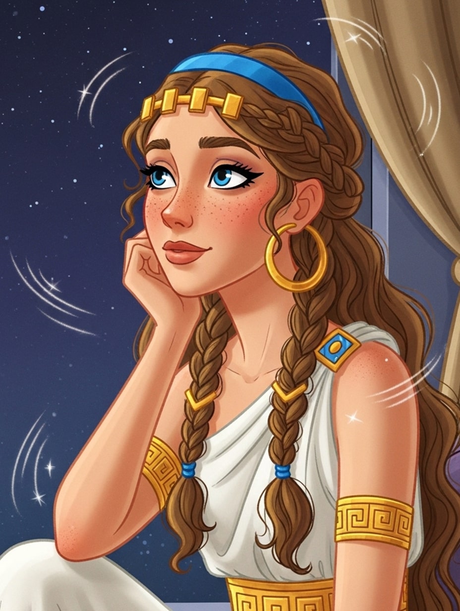 Illustration for page 5 of Helen of Troy: The Journey of a Princess