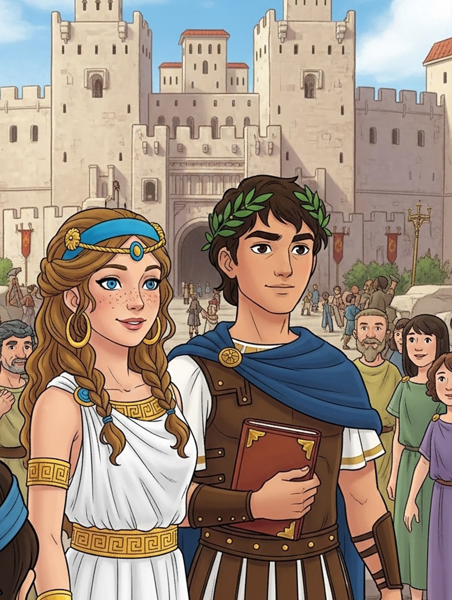Illustration for page 9 of Helen of Troy: The Journey of a Princess