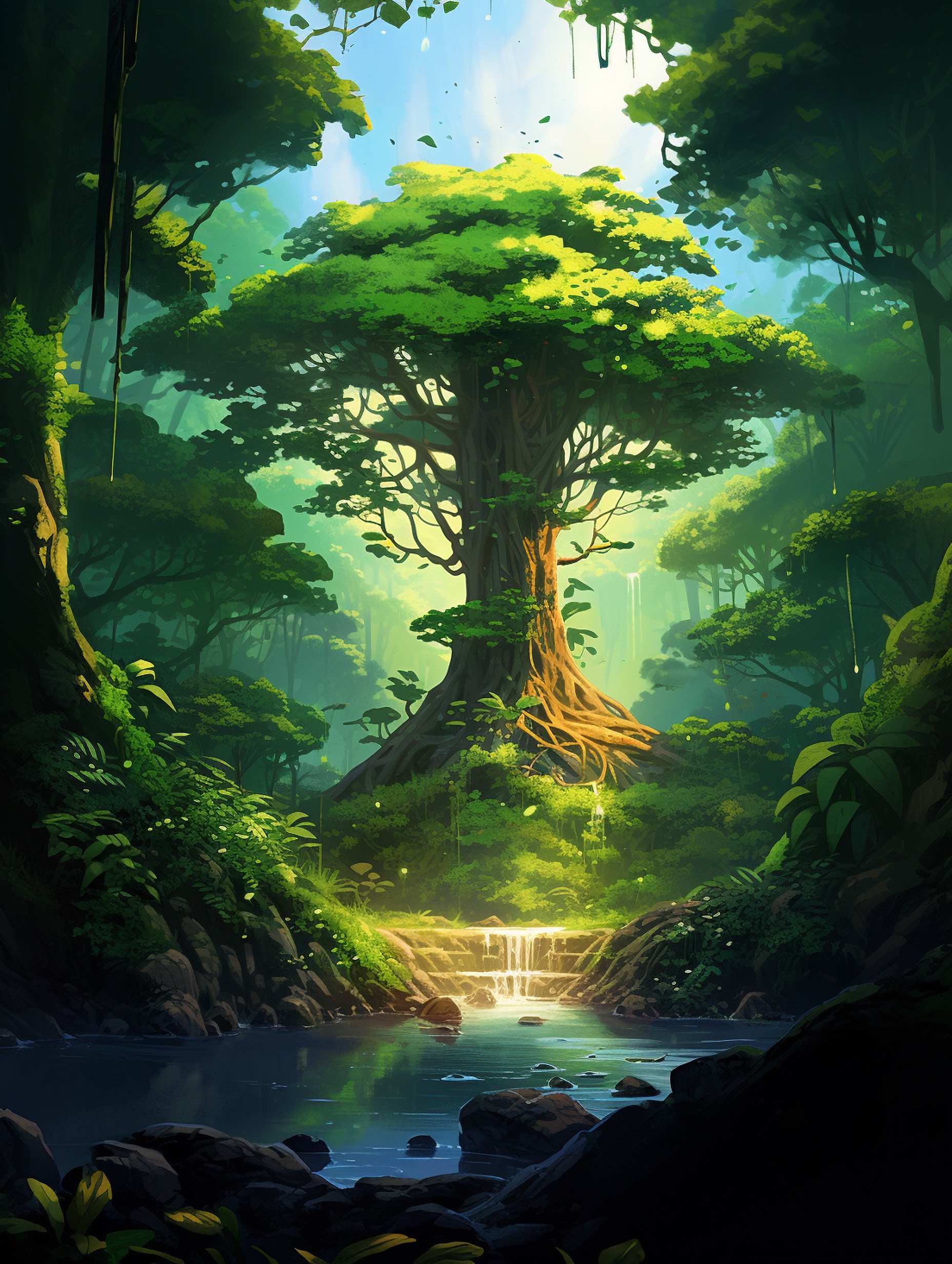 Illustration for page 2 of If I Were A Tree