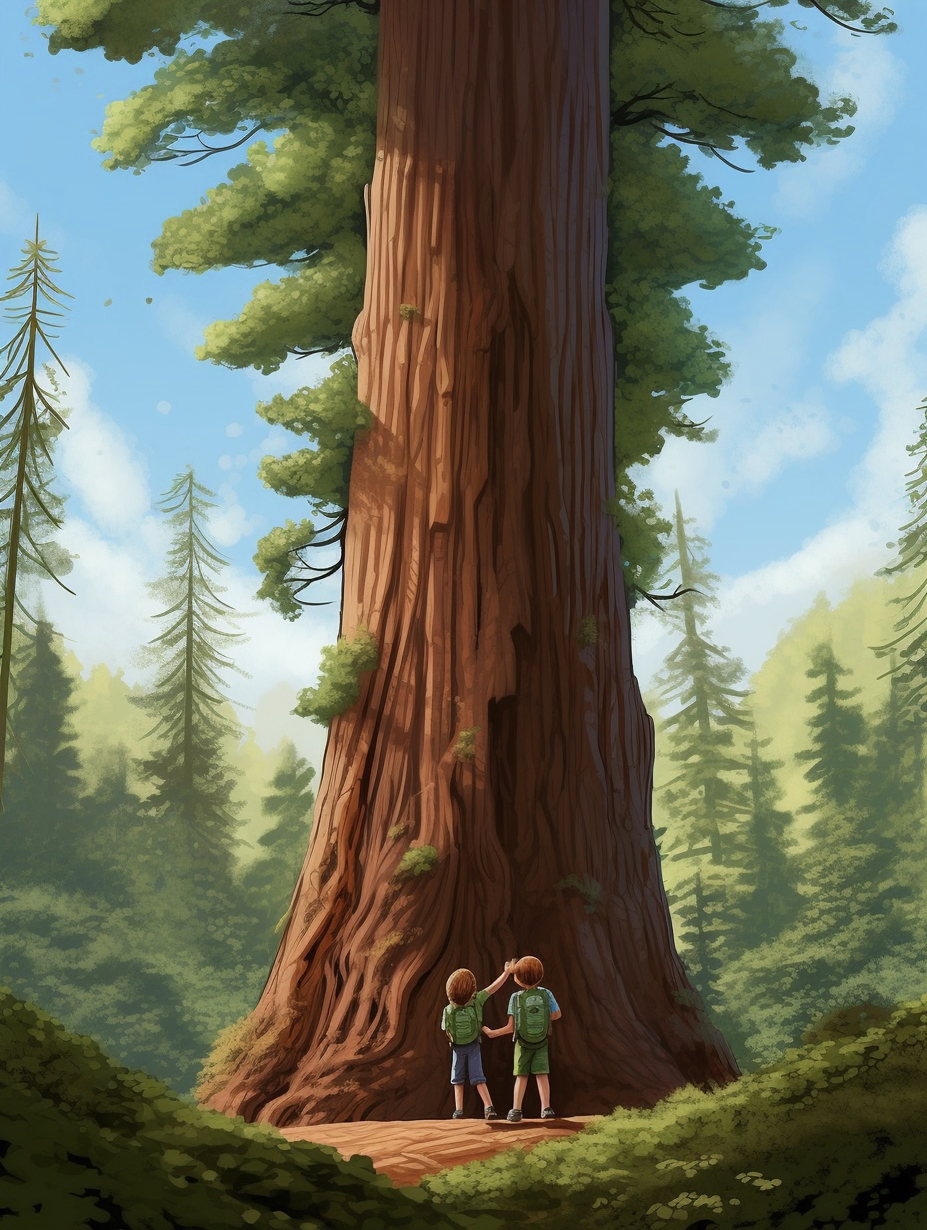 Illustration for page 5 of If I Were A Tree
