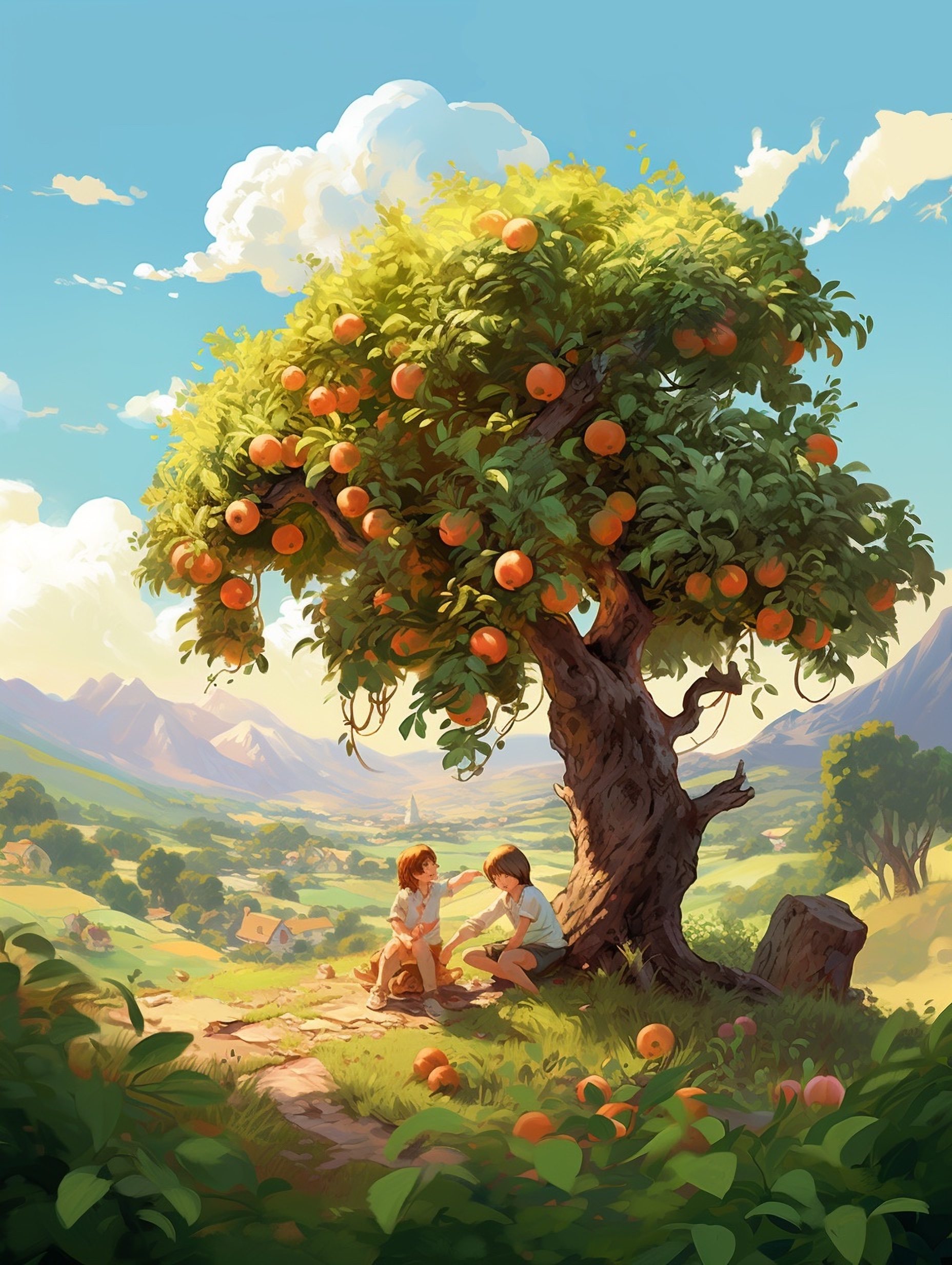 Illustration for page 8 of If I Were A Tree