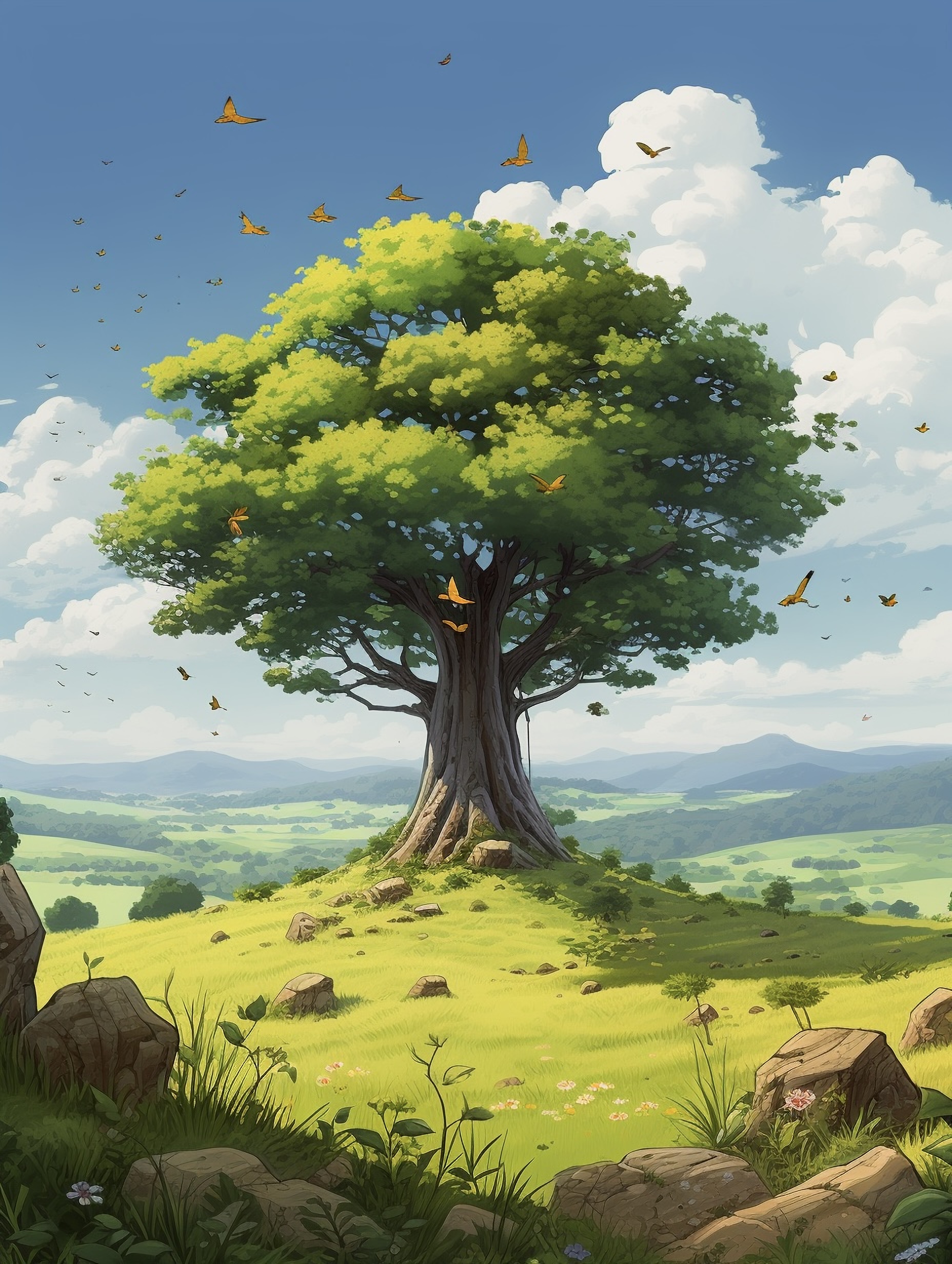 Illustration for page 9 of If I Were A Tree