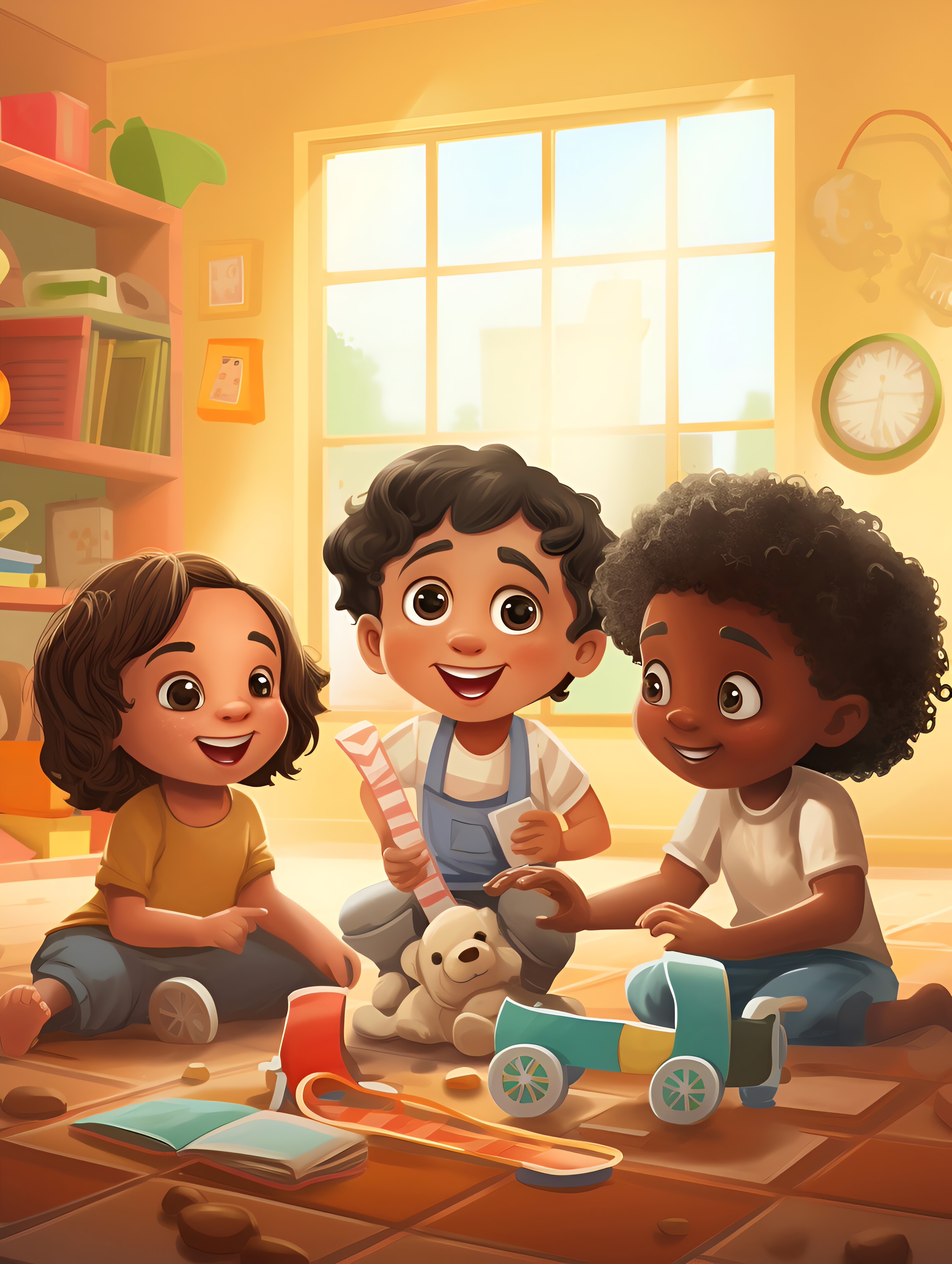 Illustration for page 1 of Krazytown Kindergarten