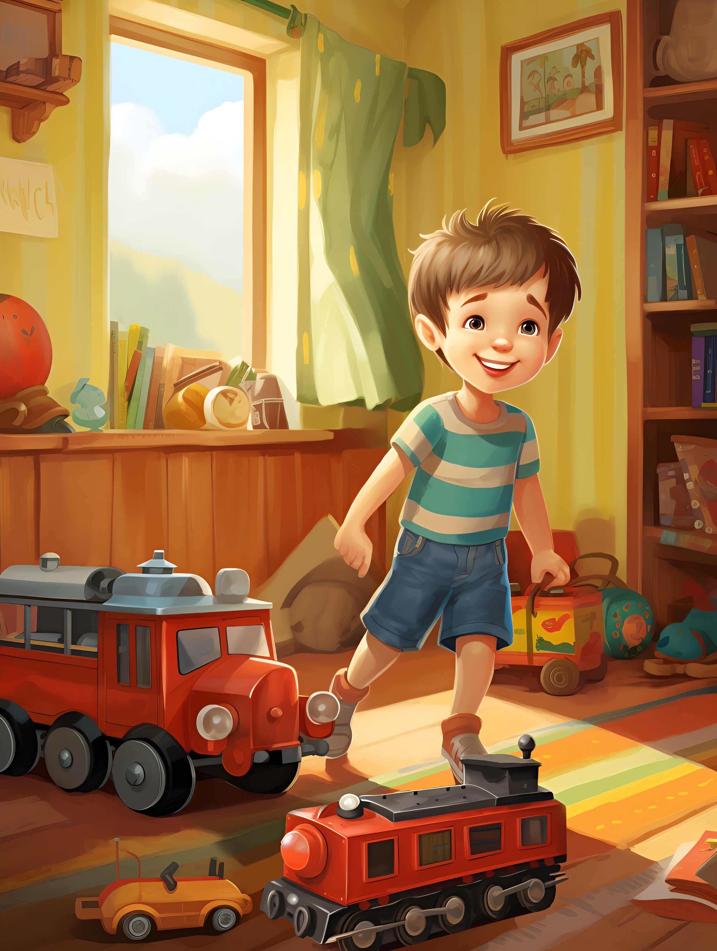 Illustration for page 11 of Krazytown Kindergarten