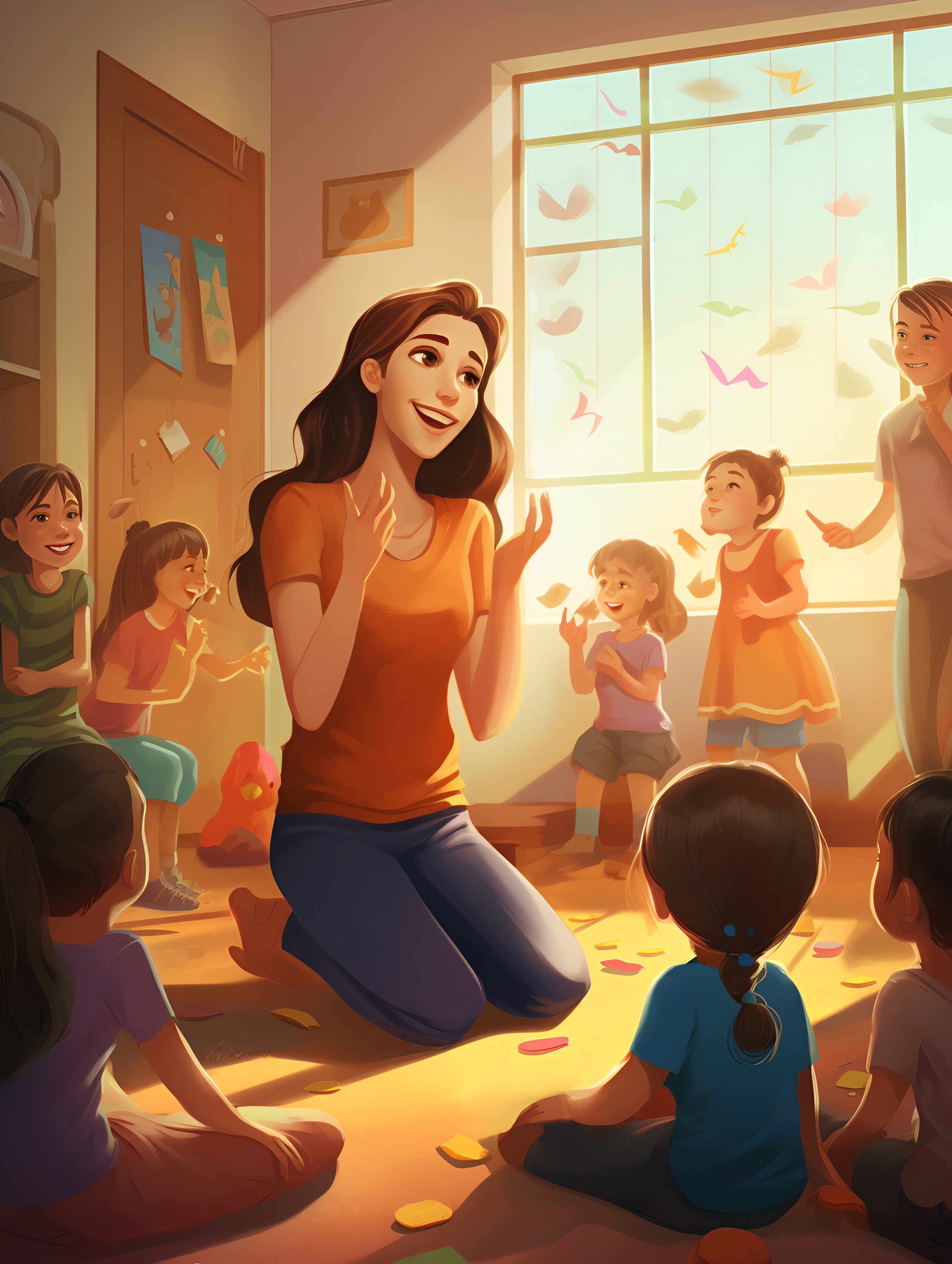 Illustration for page 12 of Krazytown Kindergarten