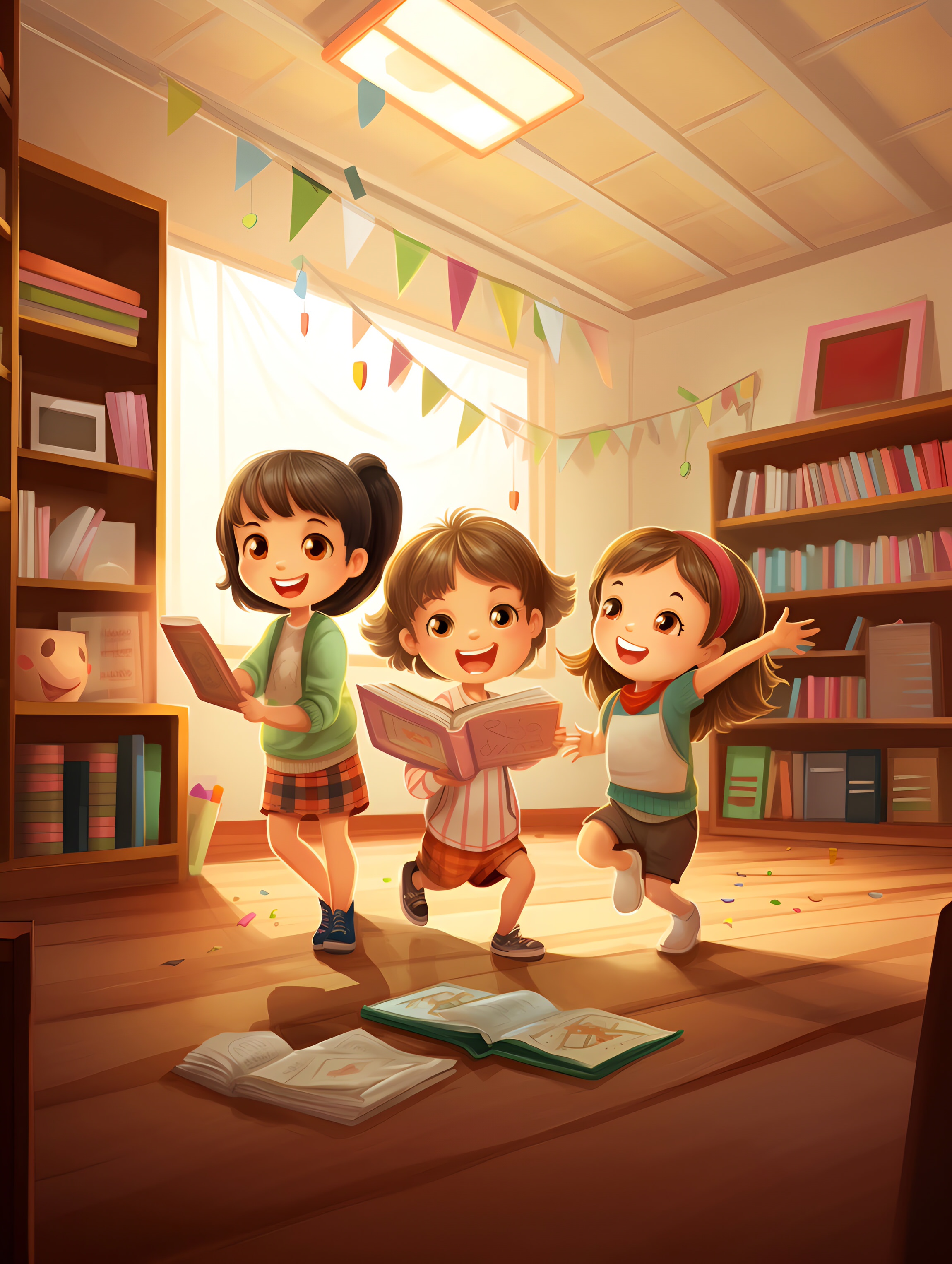 Illustration for page 14 of Krazytown Kindergarten