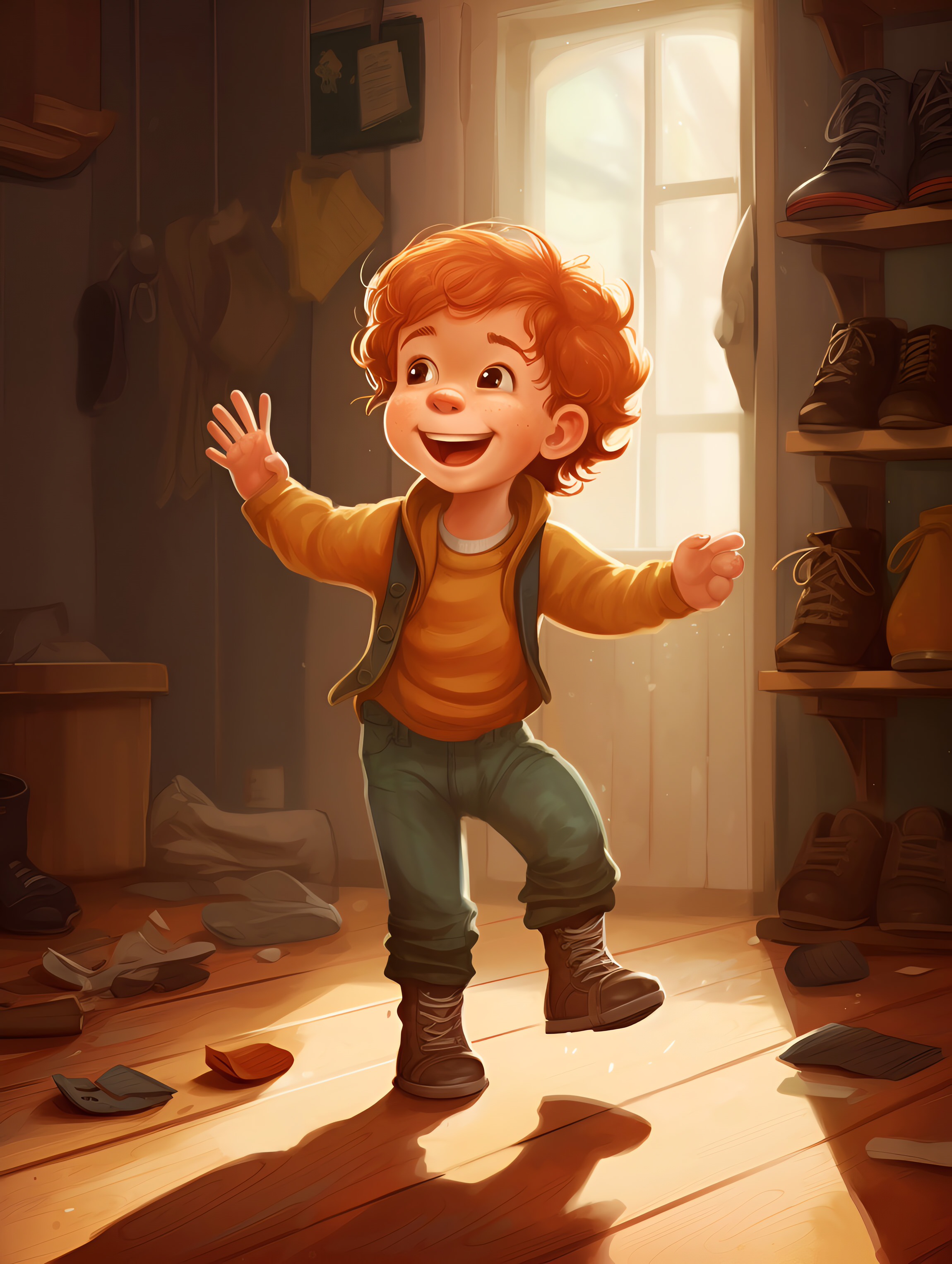 Illustration for page 16 of Krazytown Kindergarten