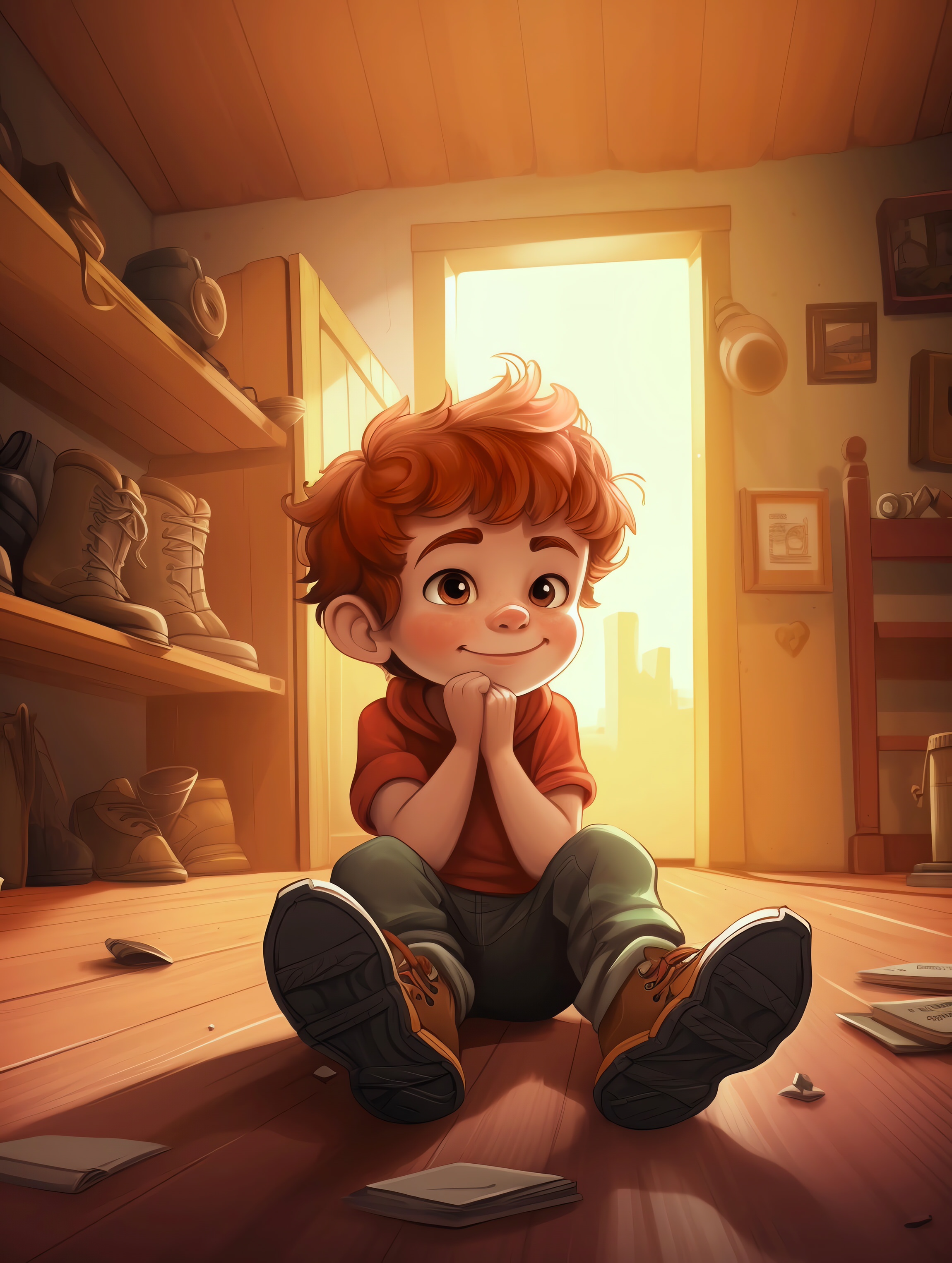 Illustration for page 2 of Krazytown Kindergarten
