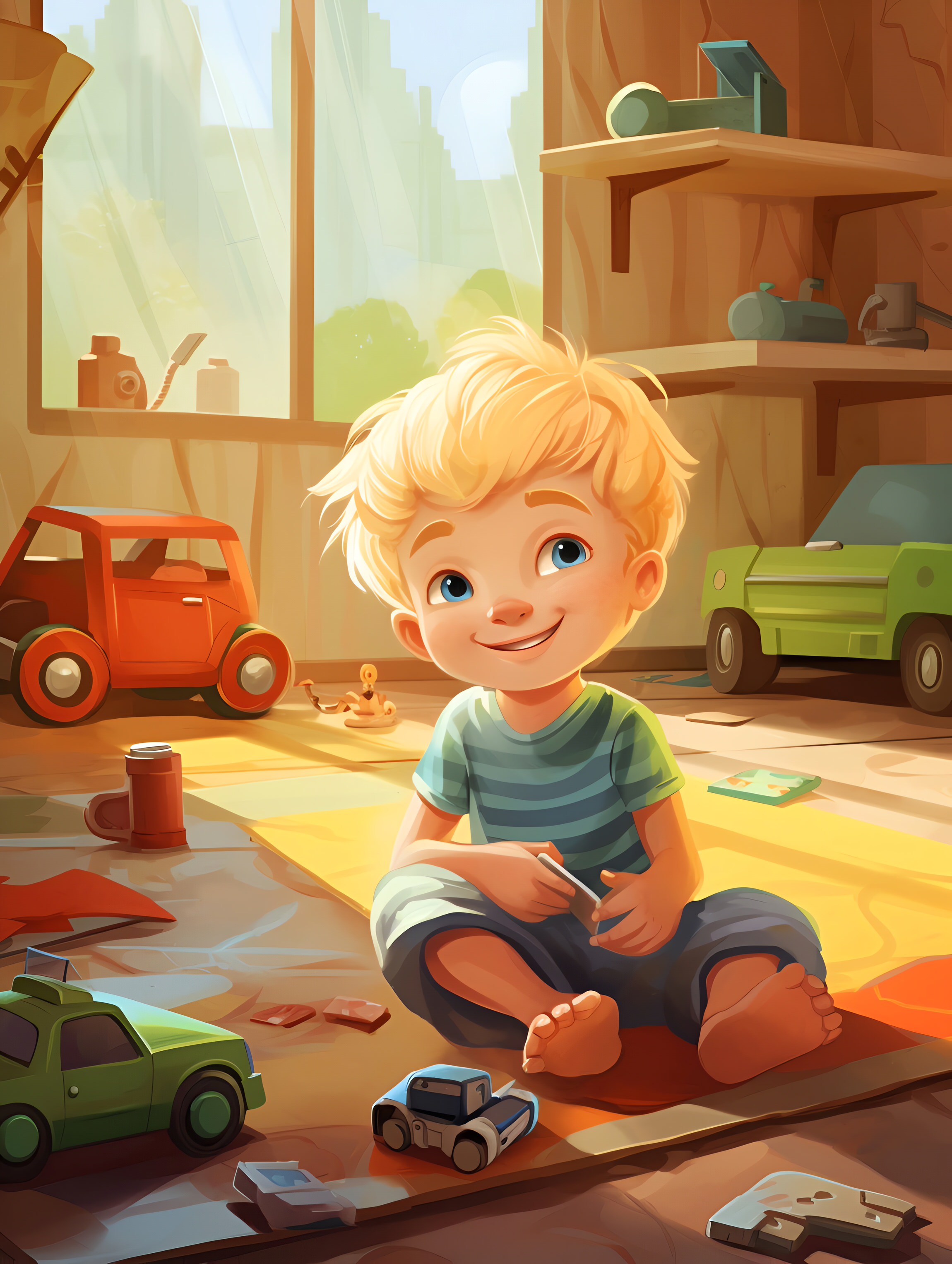 Illustration for page 22 of Krazytown Kindergarten