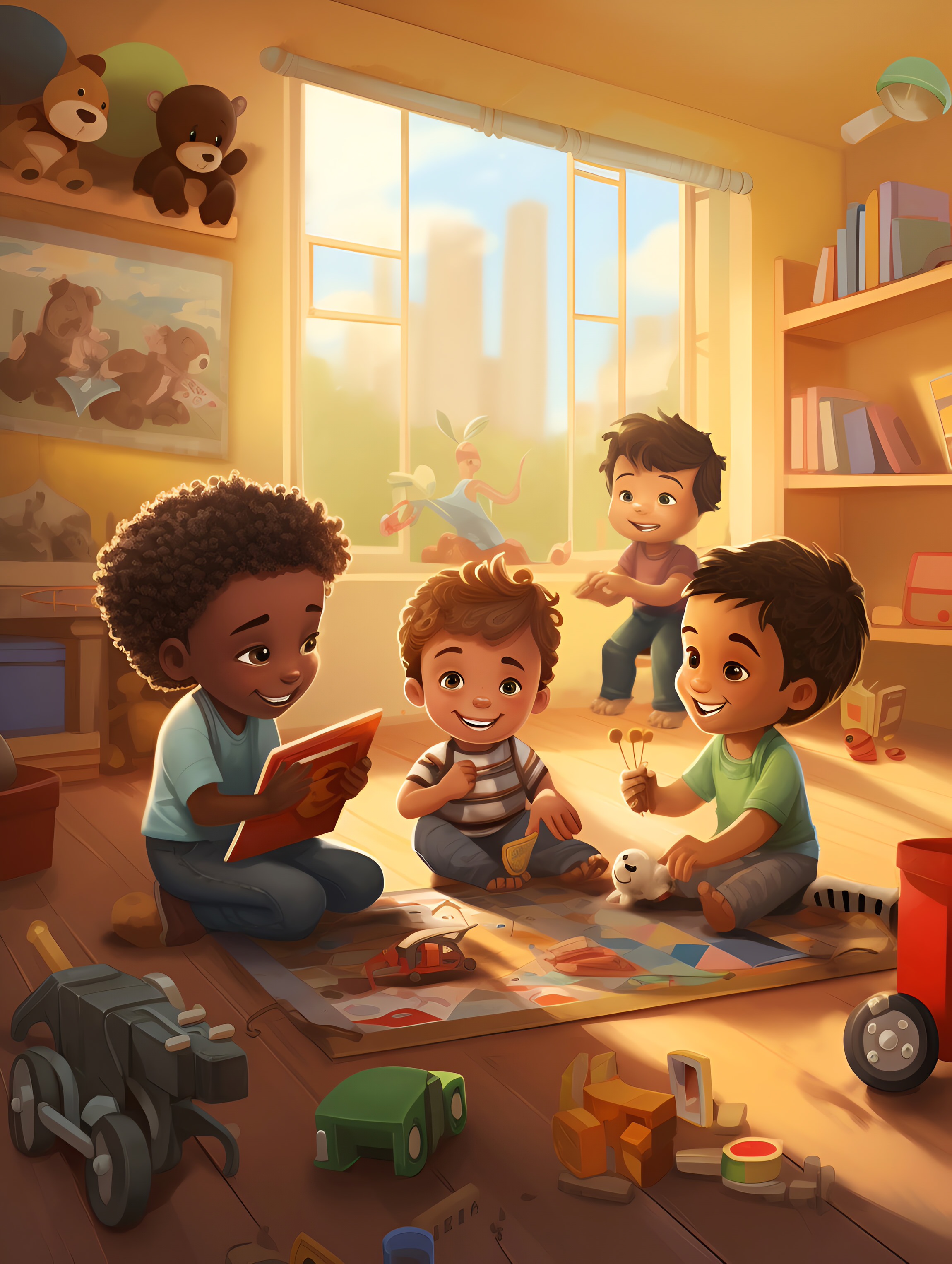 Illustration for page 24 of Krazytown Kindergarten