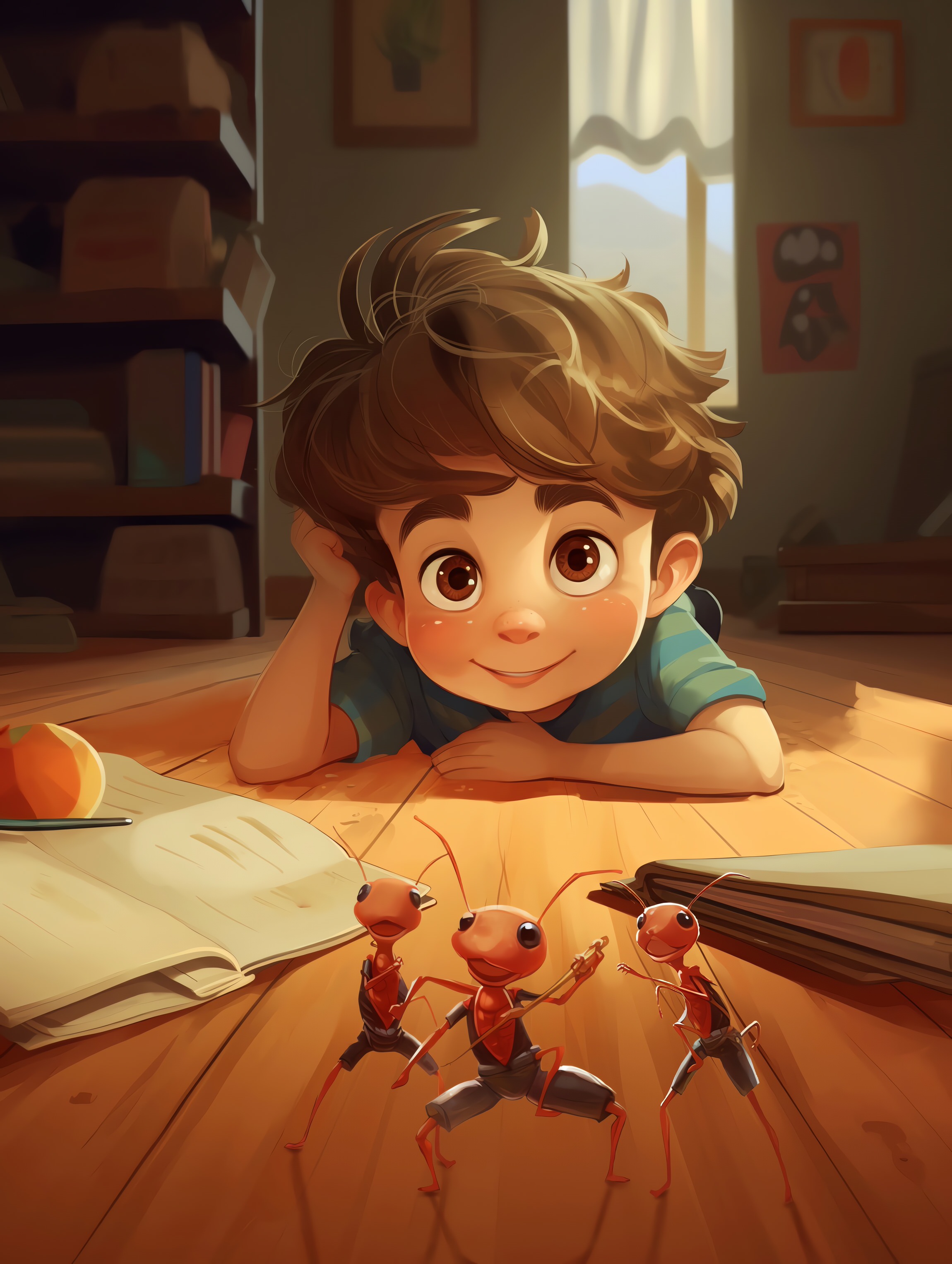Illustration for page 4 of Krazytown Kindergarten