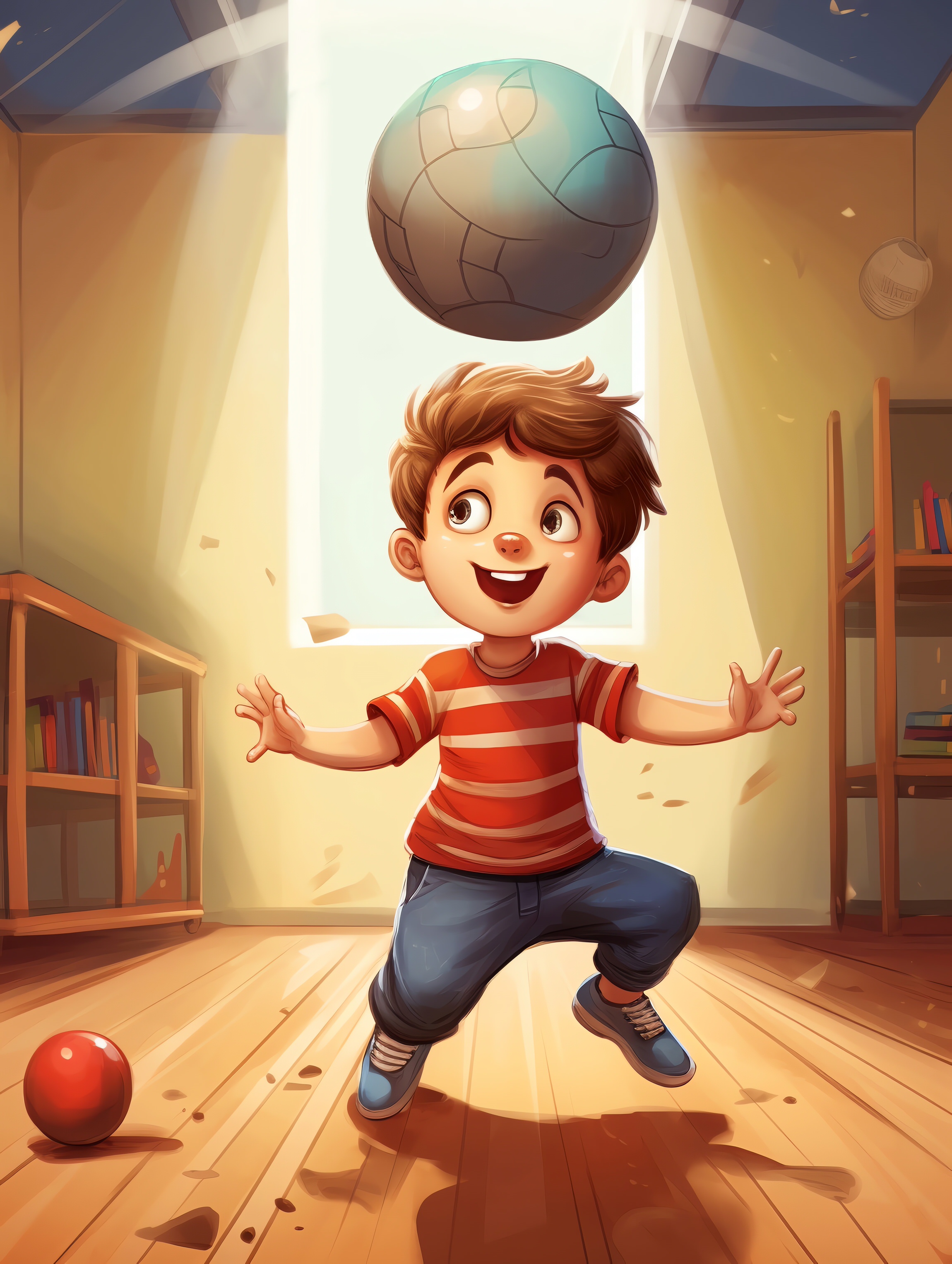 Illustration for page 6 of Krazytown Kindergarten
