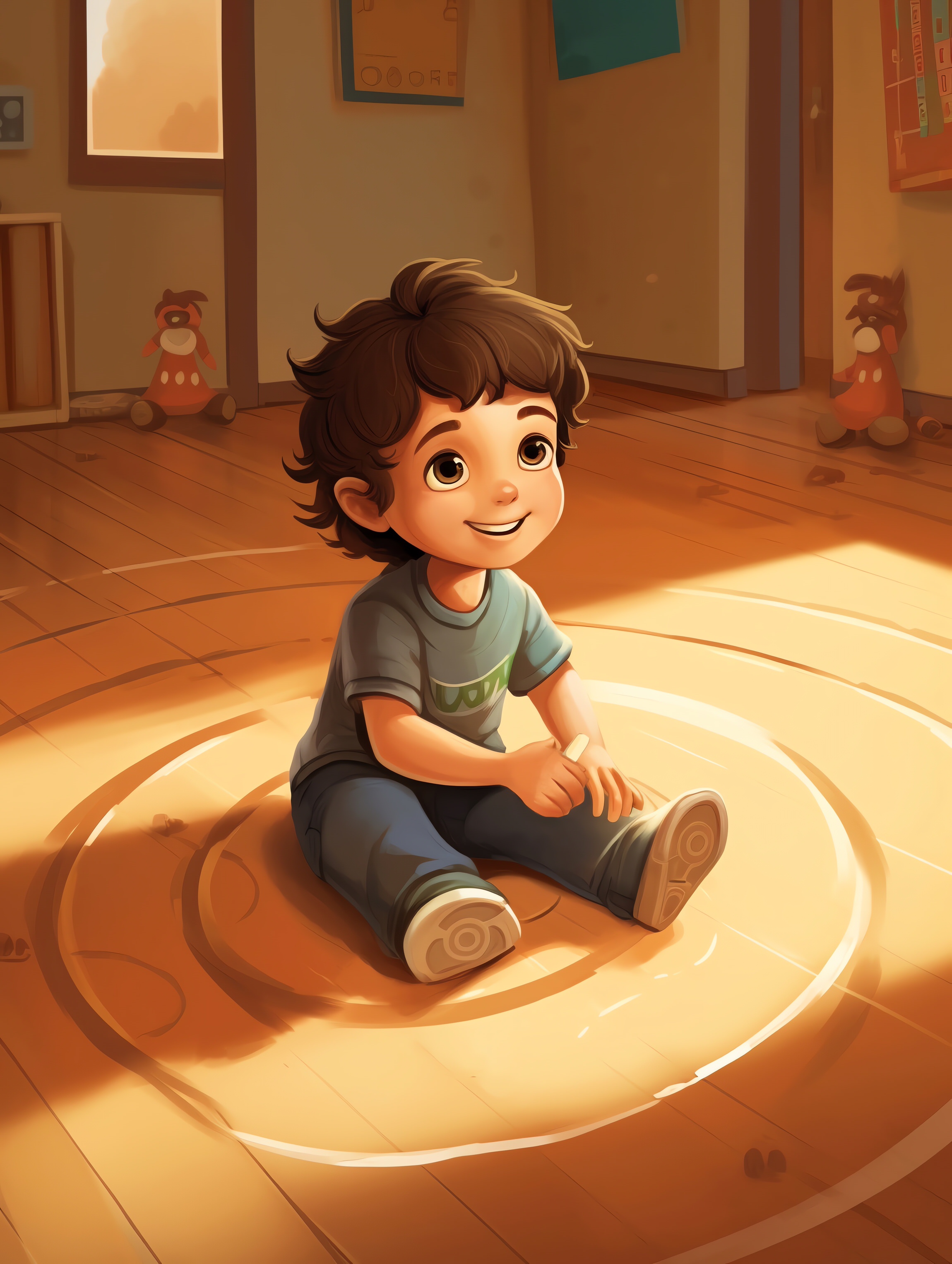Illustration for page 8 of Krazytown Kindergarten