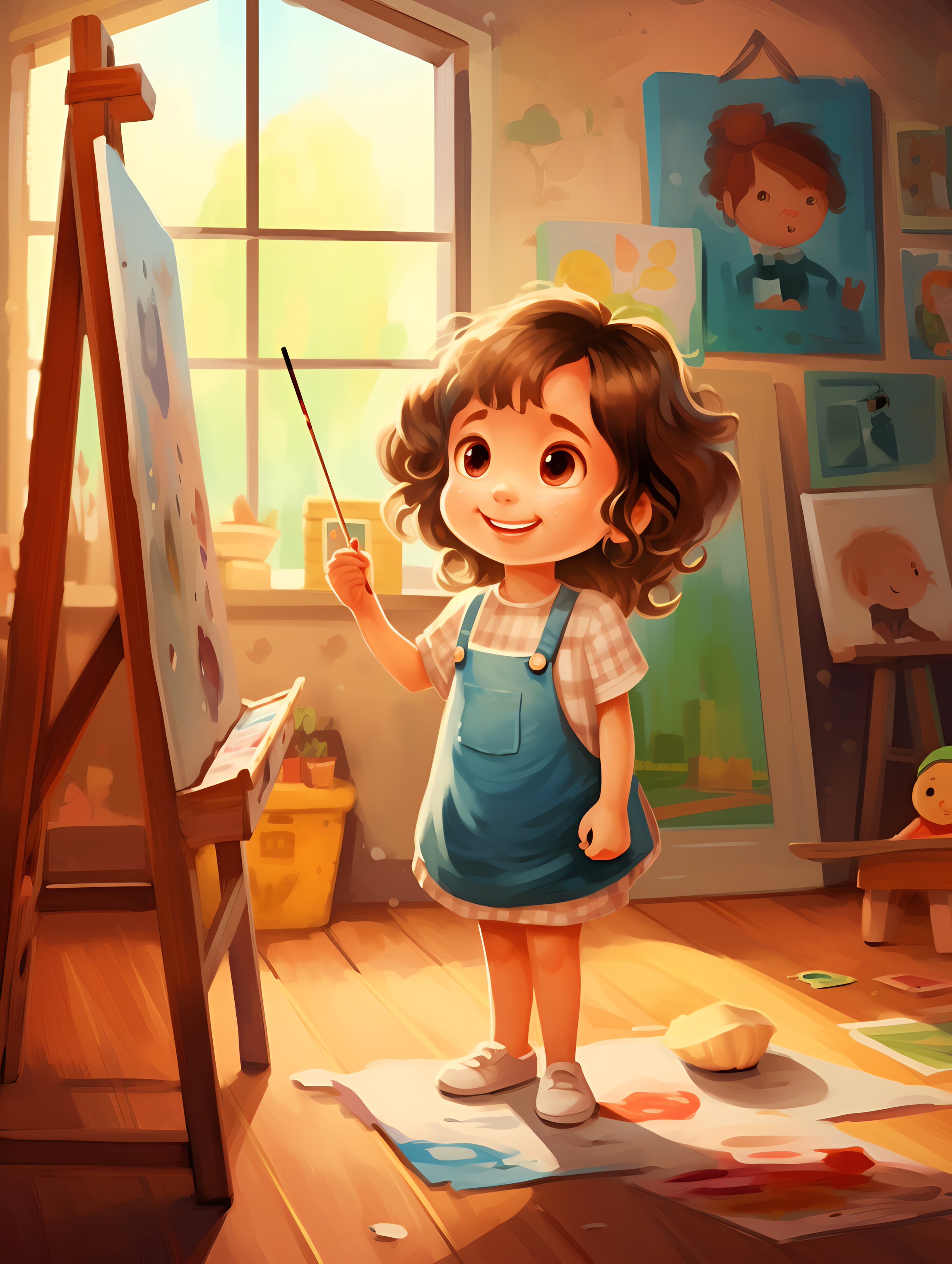 Illustration for page 9 of Krazytown Kindergarten