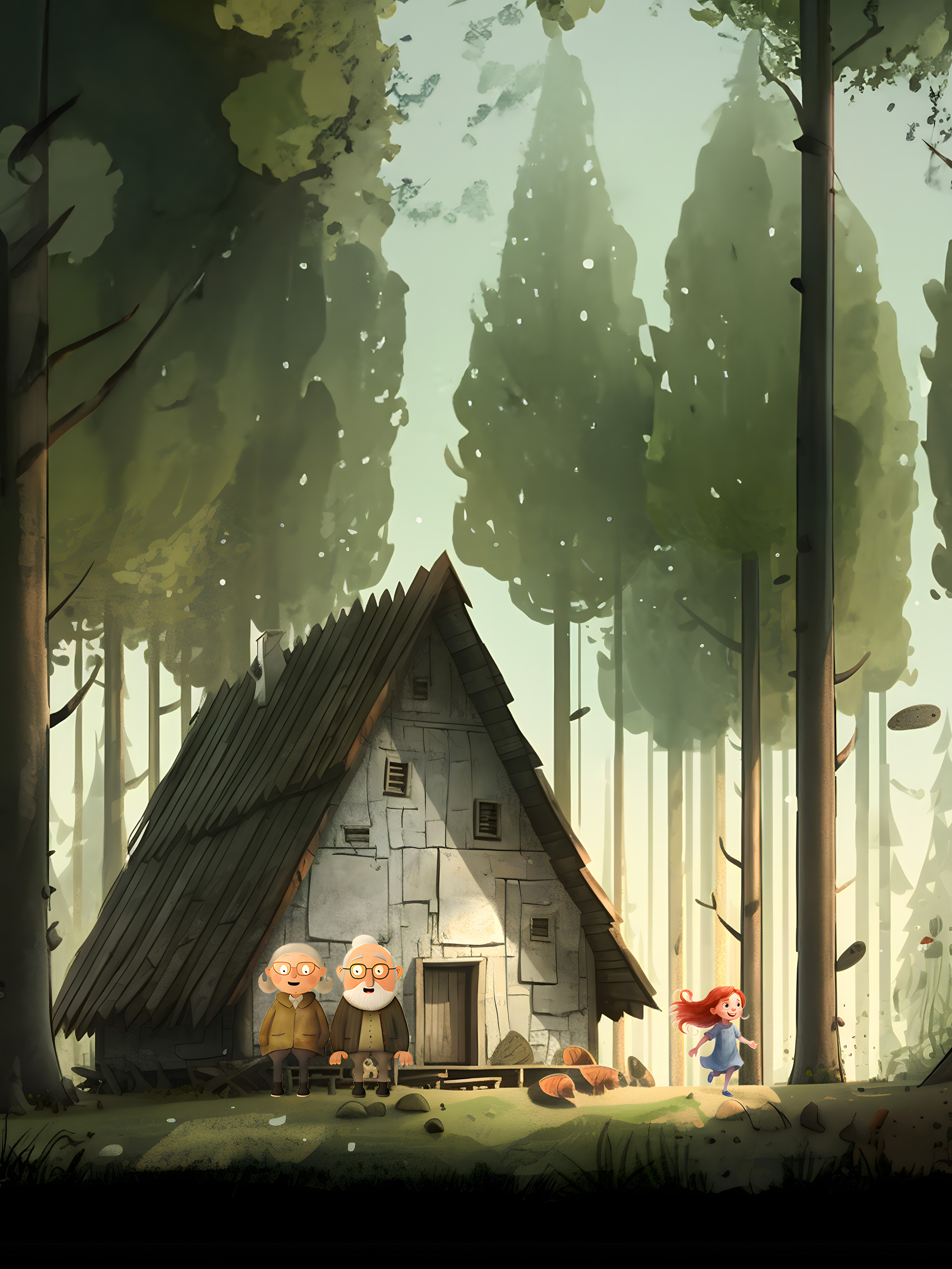 Illustration for page 1 of Lily and the Laughing Unicorn