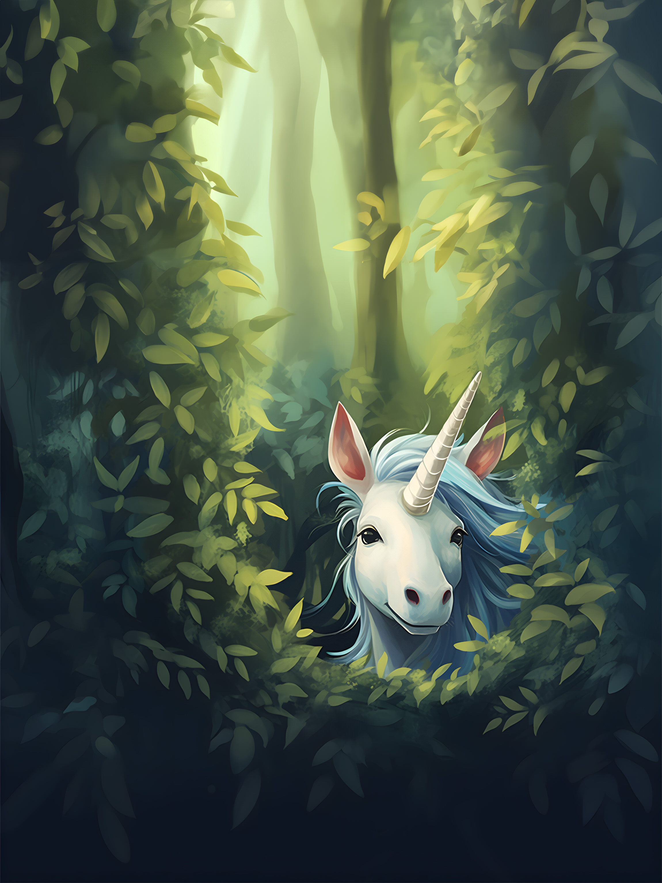 Illustration for page 2 of Lily and the Laughing Unicorn