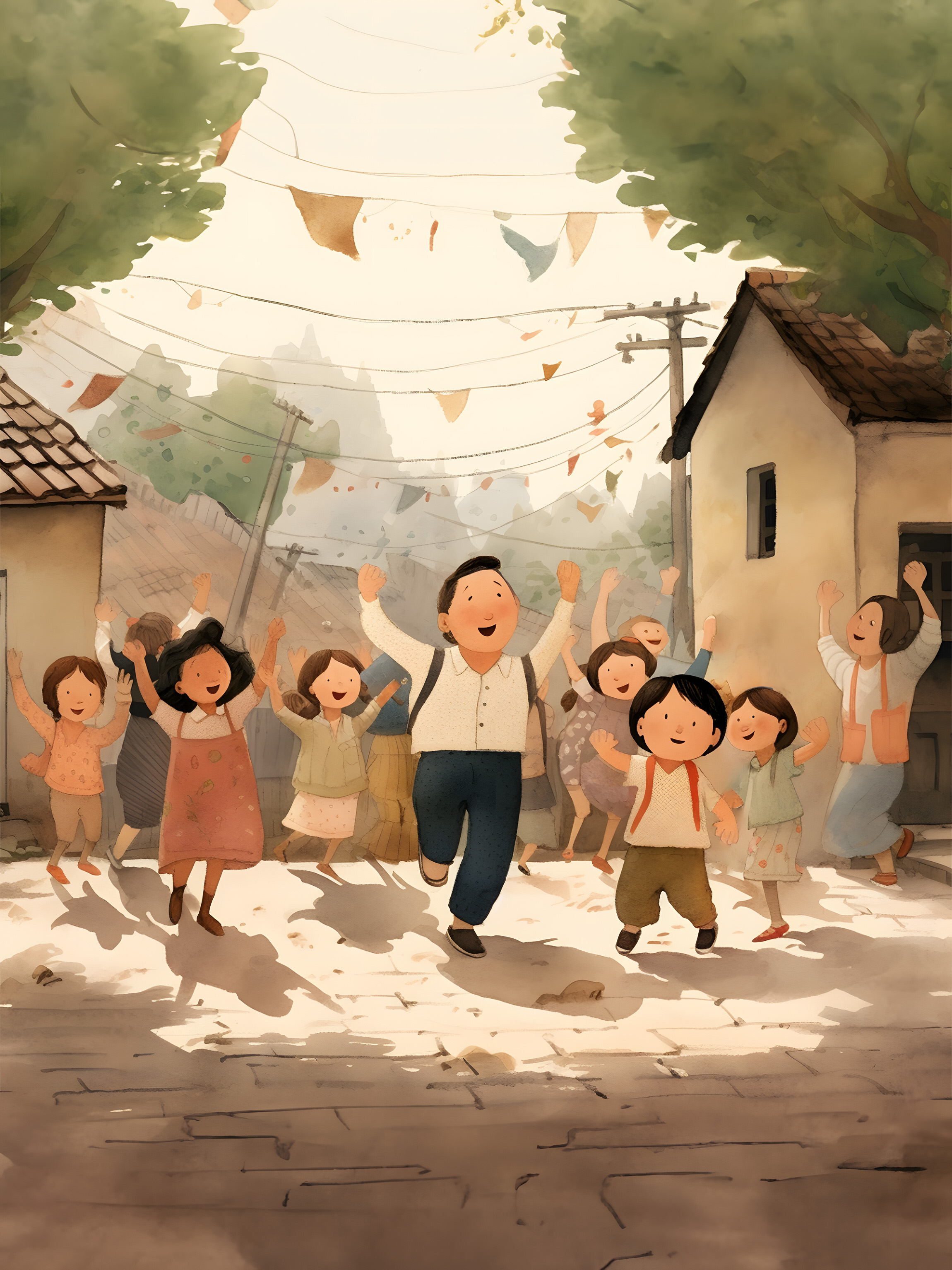 Illustration for page 8 of Lily and the Laughing Unicorn