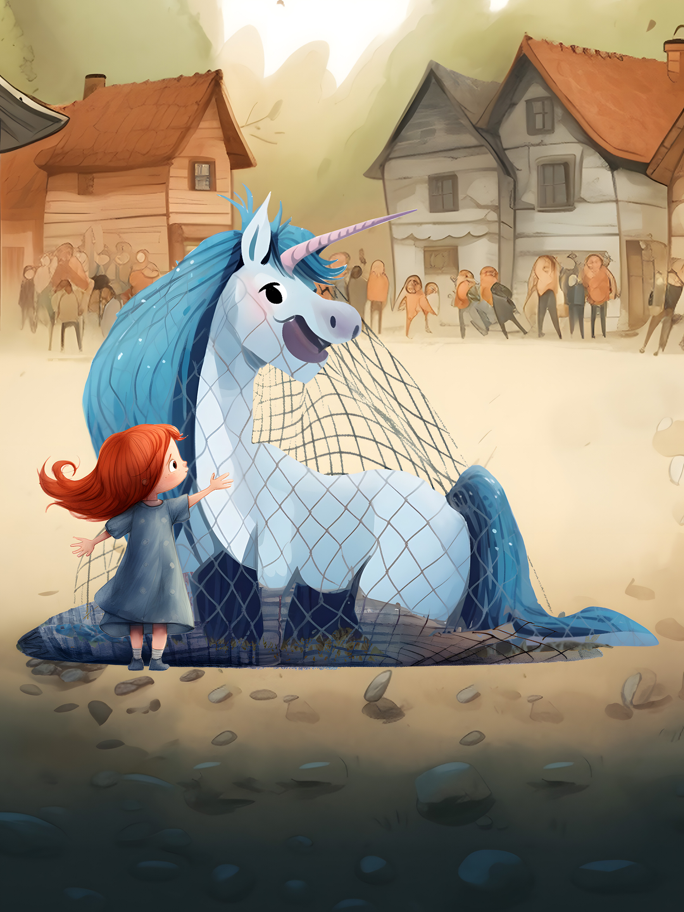 Illustration for page 11 of Lily and the Laughing Unicorn