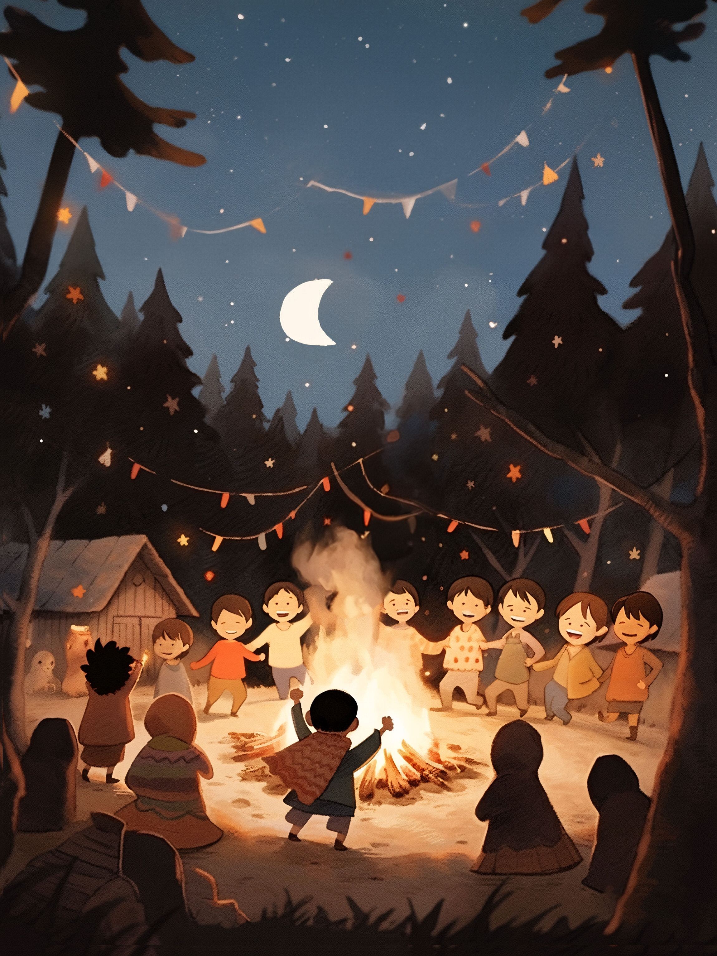Illustration for page 18 of Lily and the Laughing Unicorn